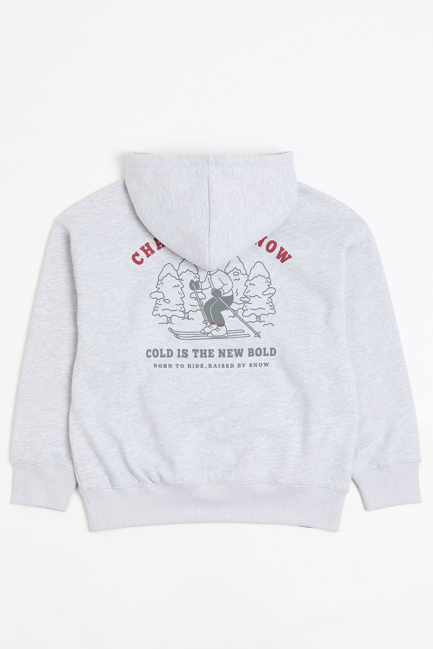 逐雪之旅 刷毛 連帽長袖上衣