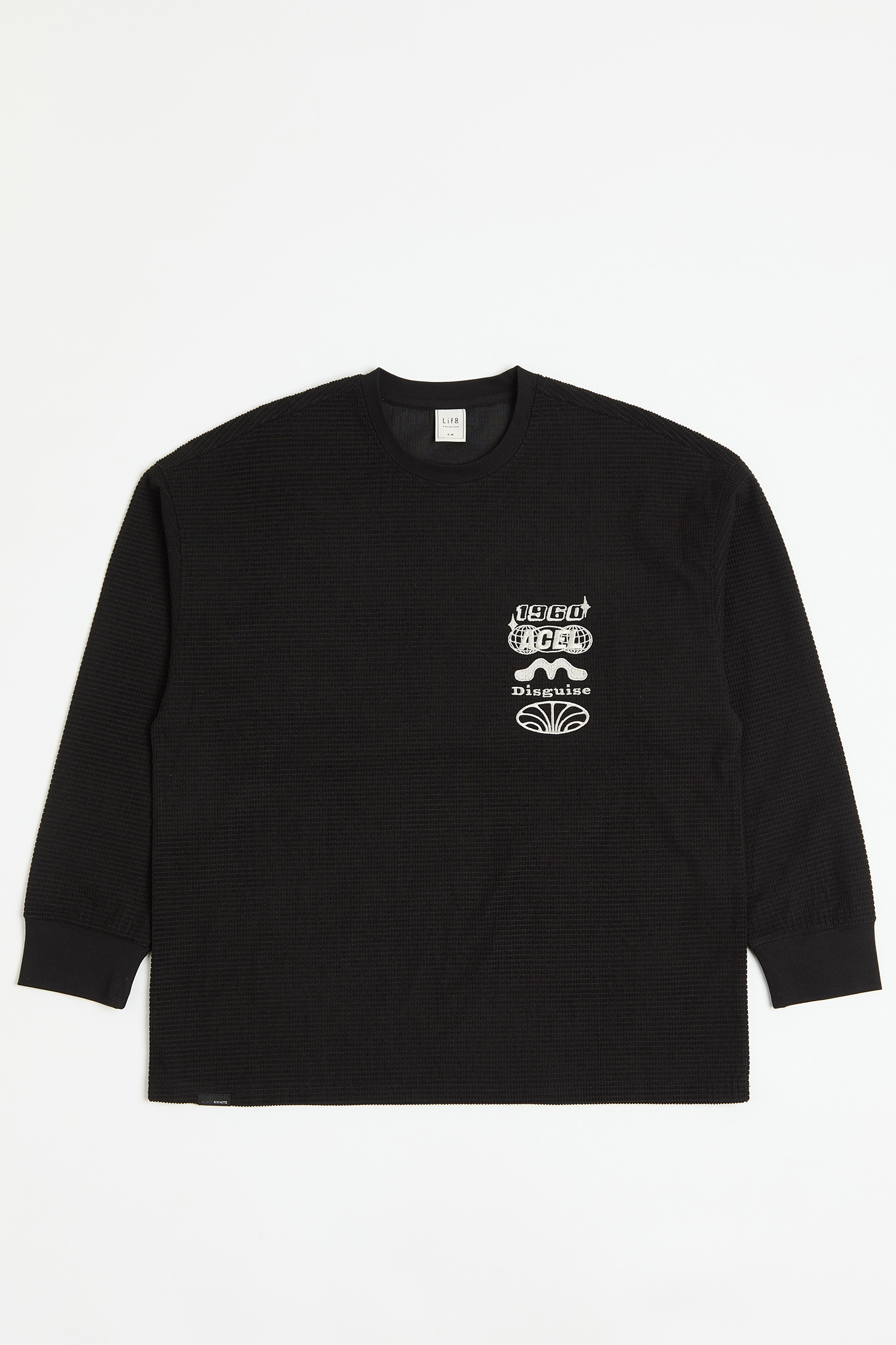 原始密碼 玉米粒織紋 長袖上衣