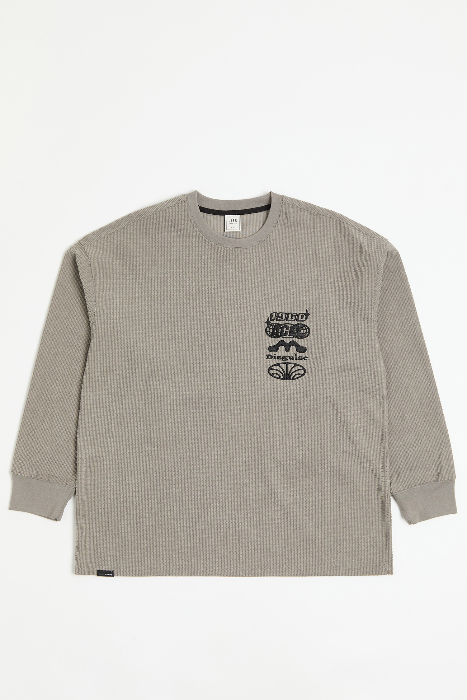 原始密碼 玉米粒織紋 長袖上衣