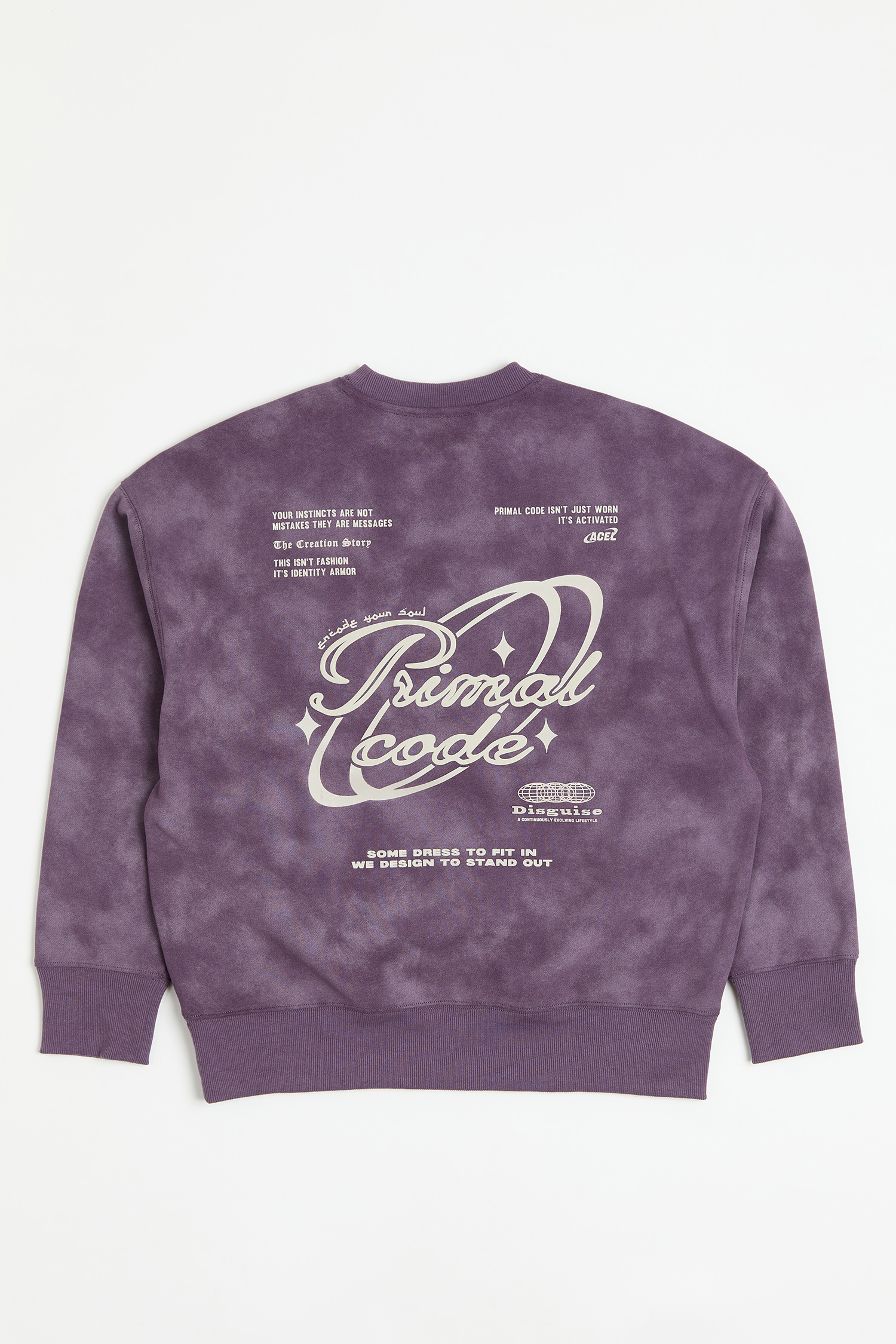 創造編碼 水洗 刷毛長袖上衣