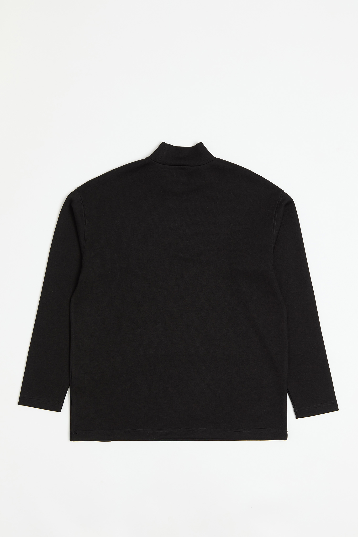 基礎彈性 半高領長袖上衣