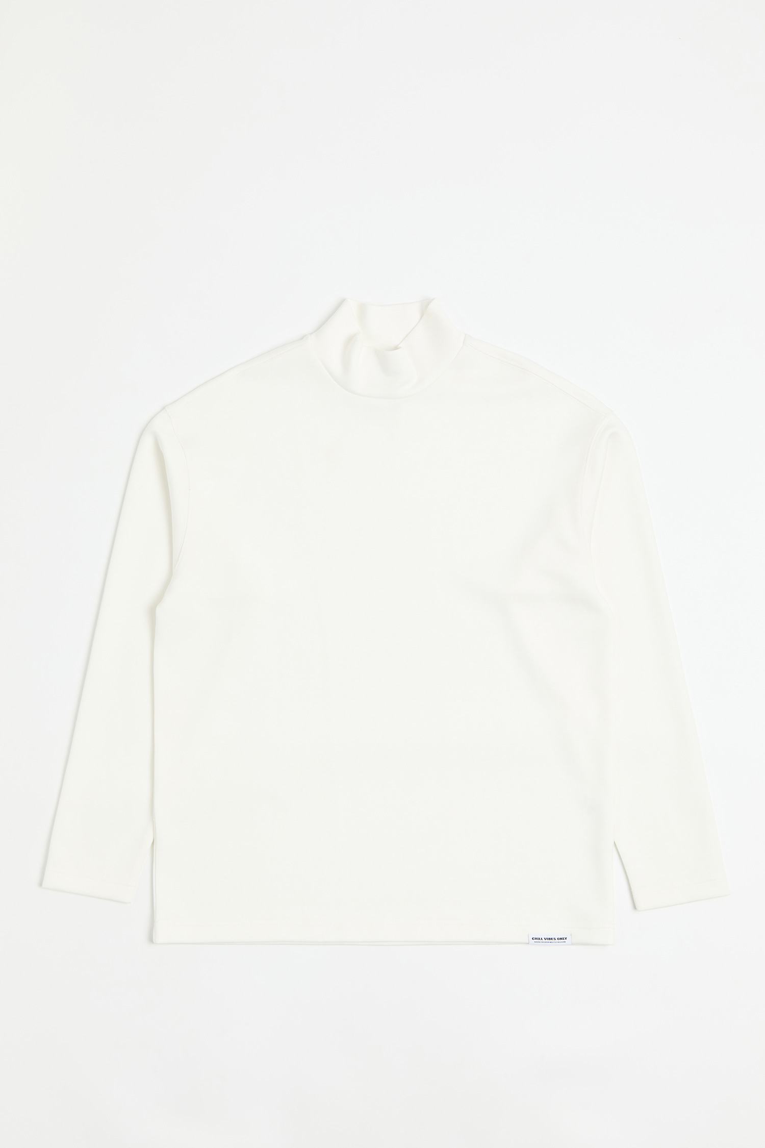 基礎彈性 半高領長袖上衣