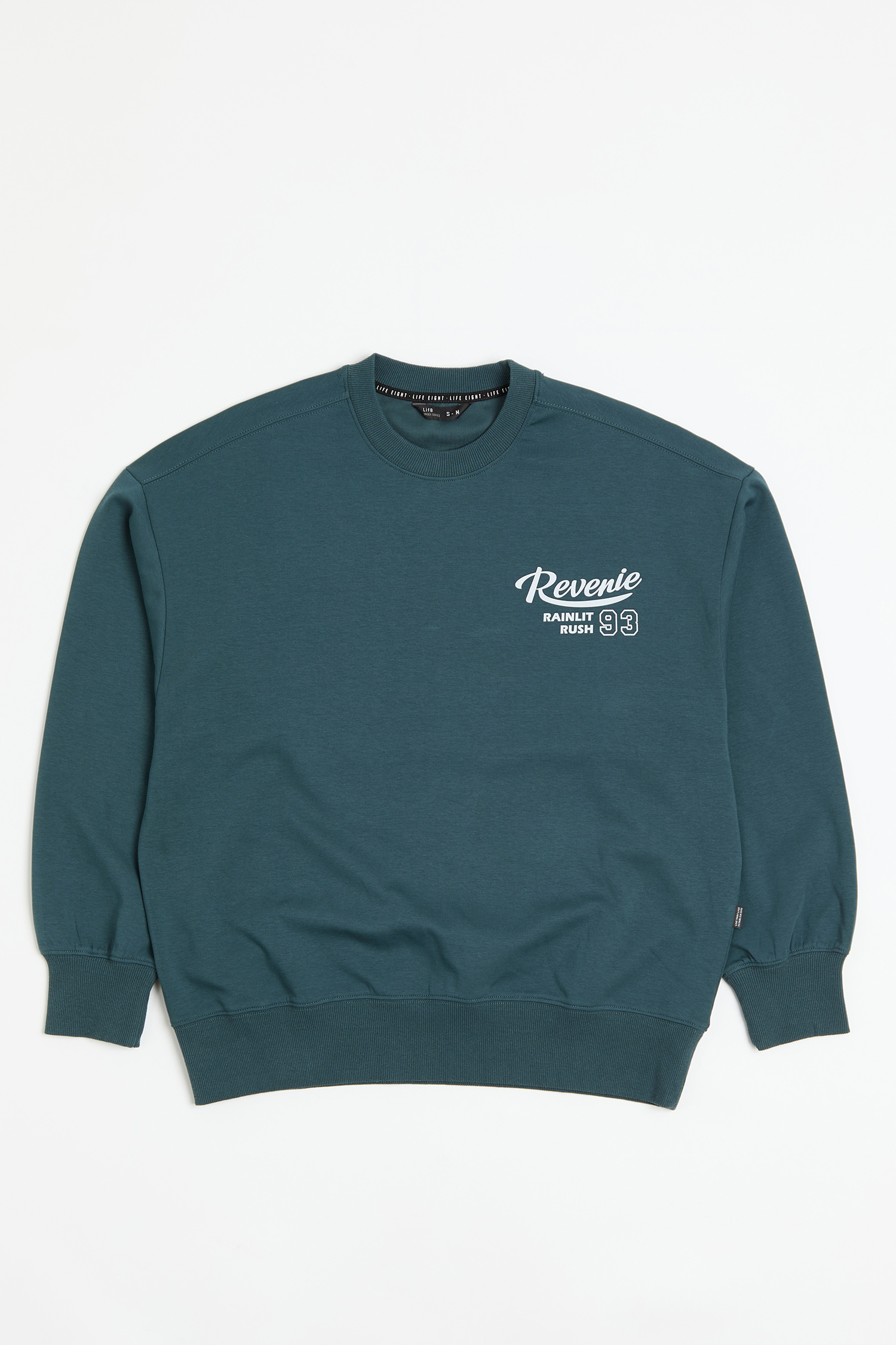 雨夜微光 太空棉印花長袖上衣