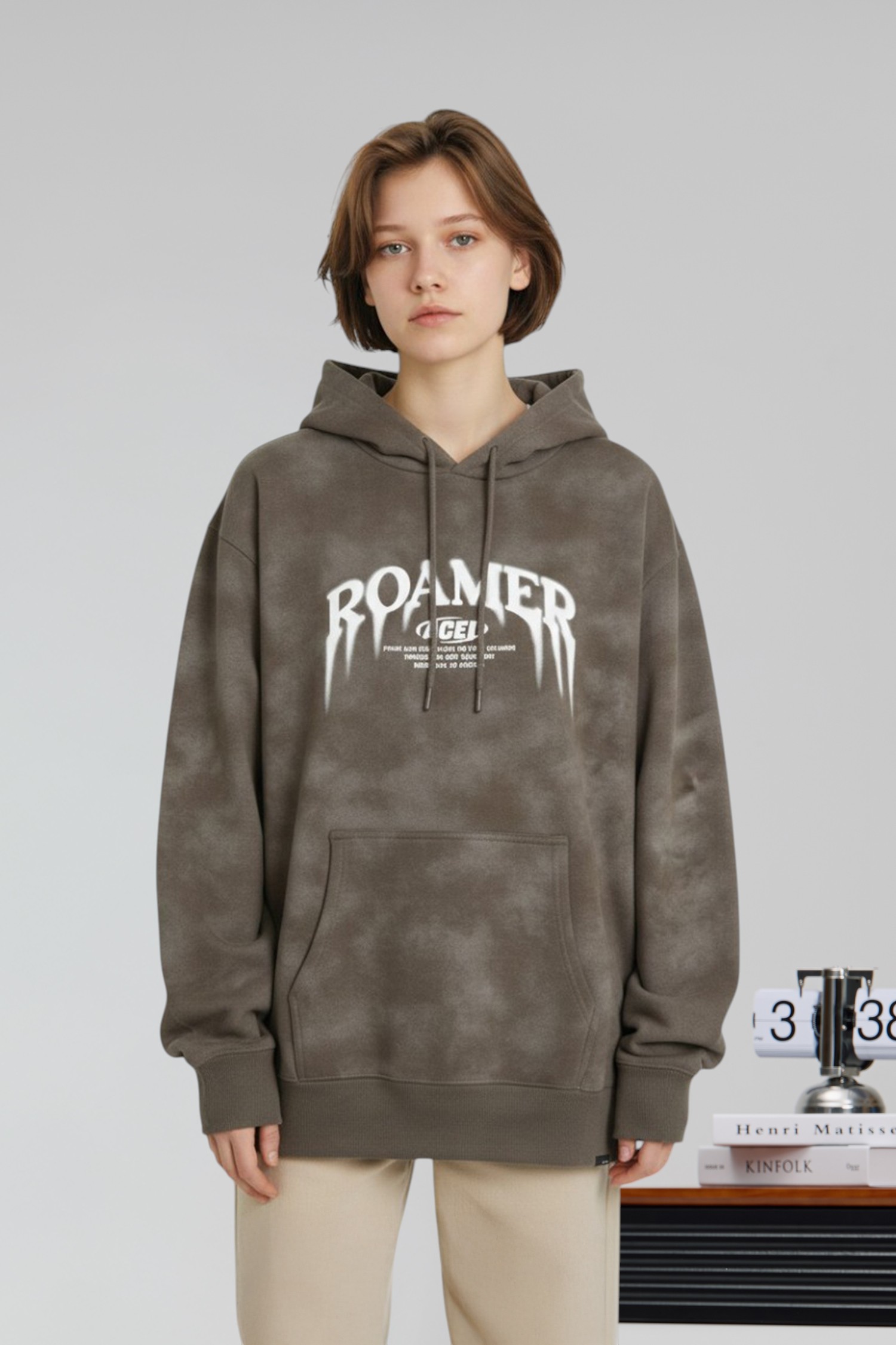 漫遊住所 連帽刷毛 長袖上衣