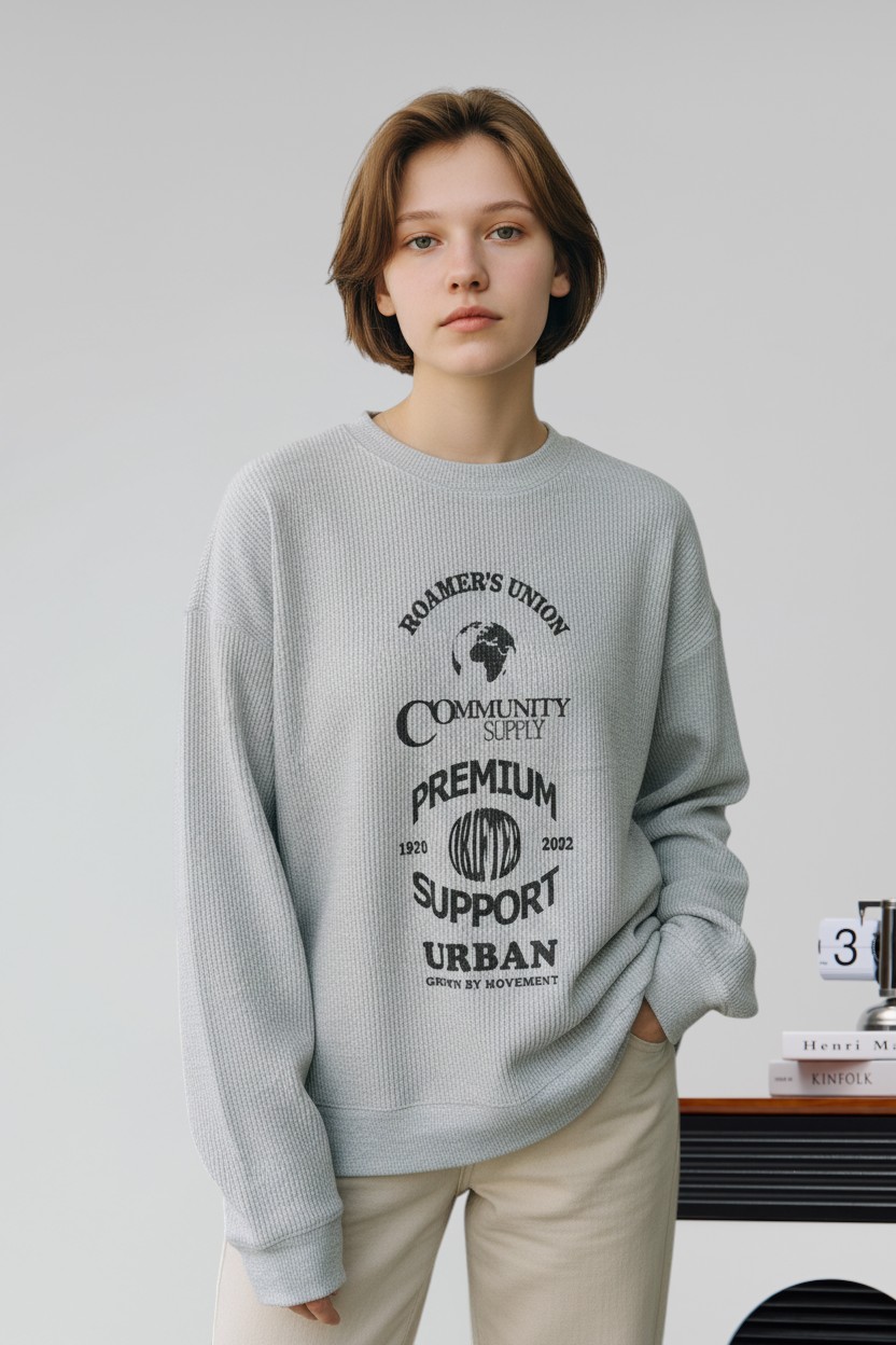 城市游牧 針織長袖上衣