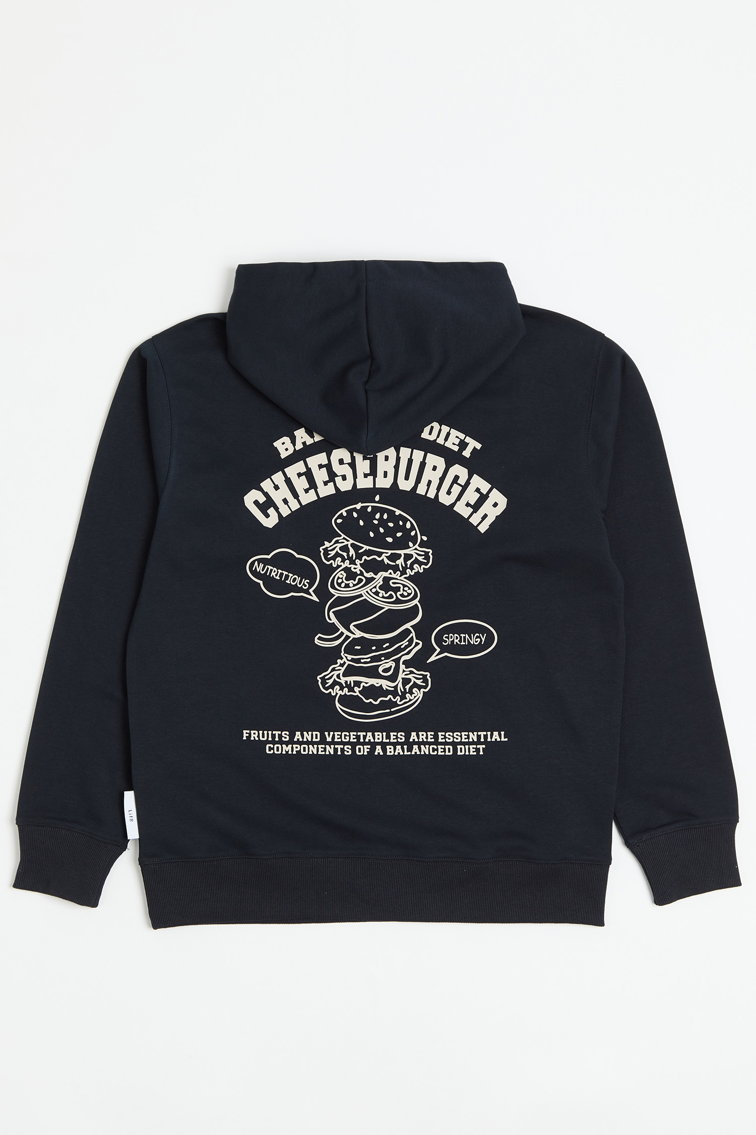 起司漢堡 連帽長袖上衣