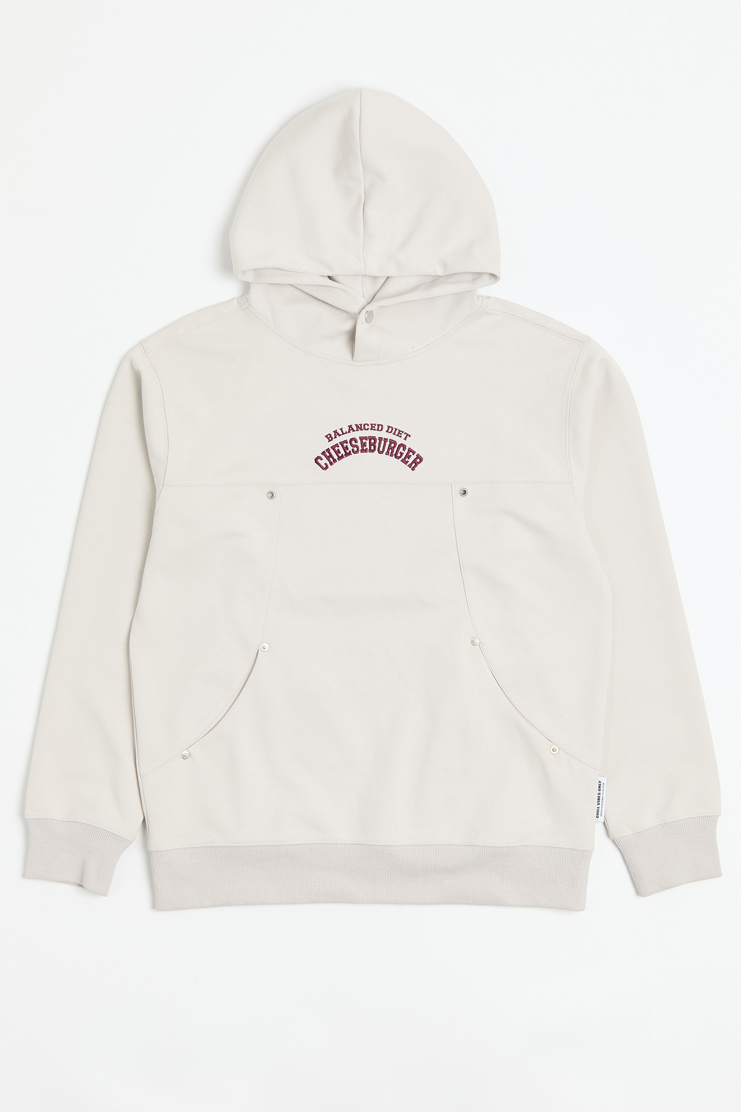 起司漢堡 連帽長袖上衣