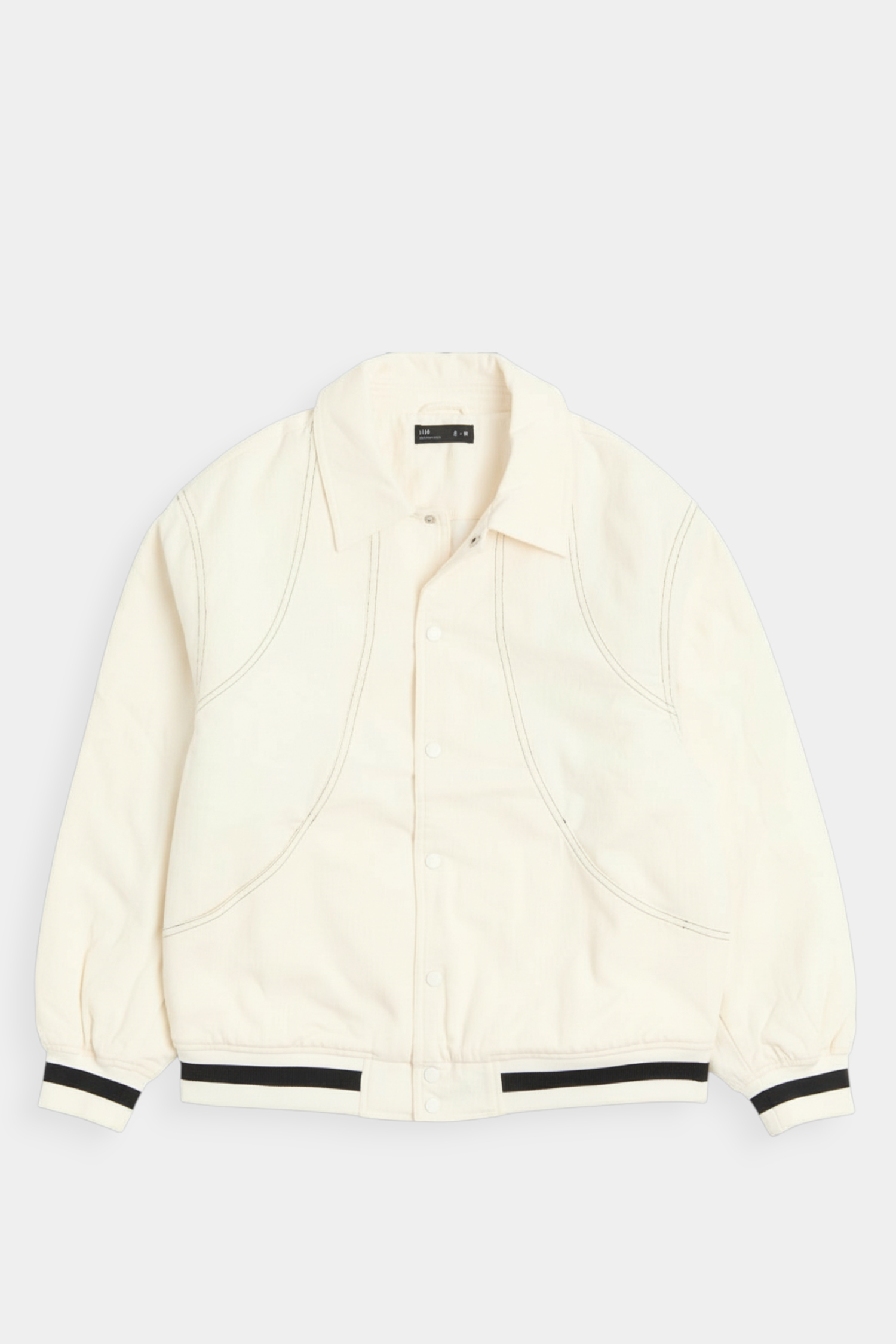 撞色明線 燈芯絨外套