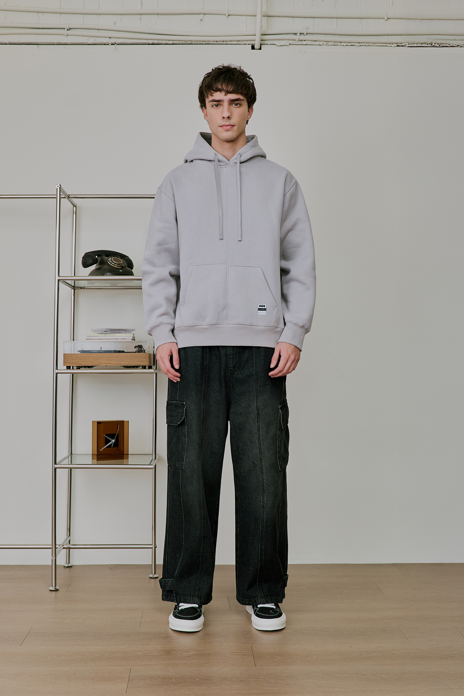 BATMAN 黑牌遊戲 刷毛連帽上衣