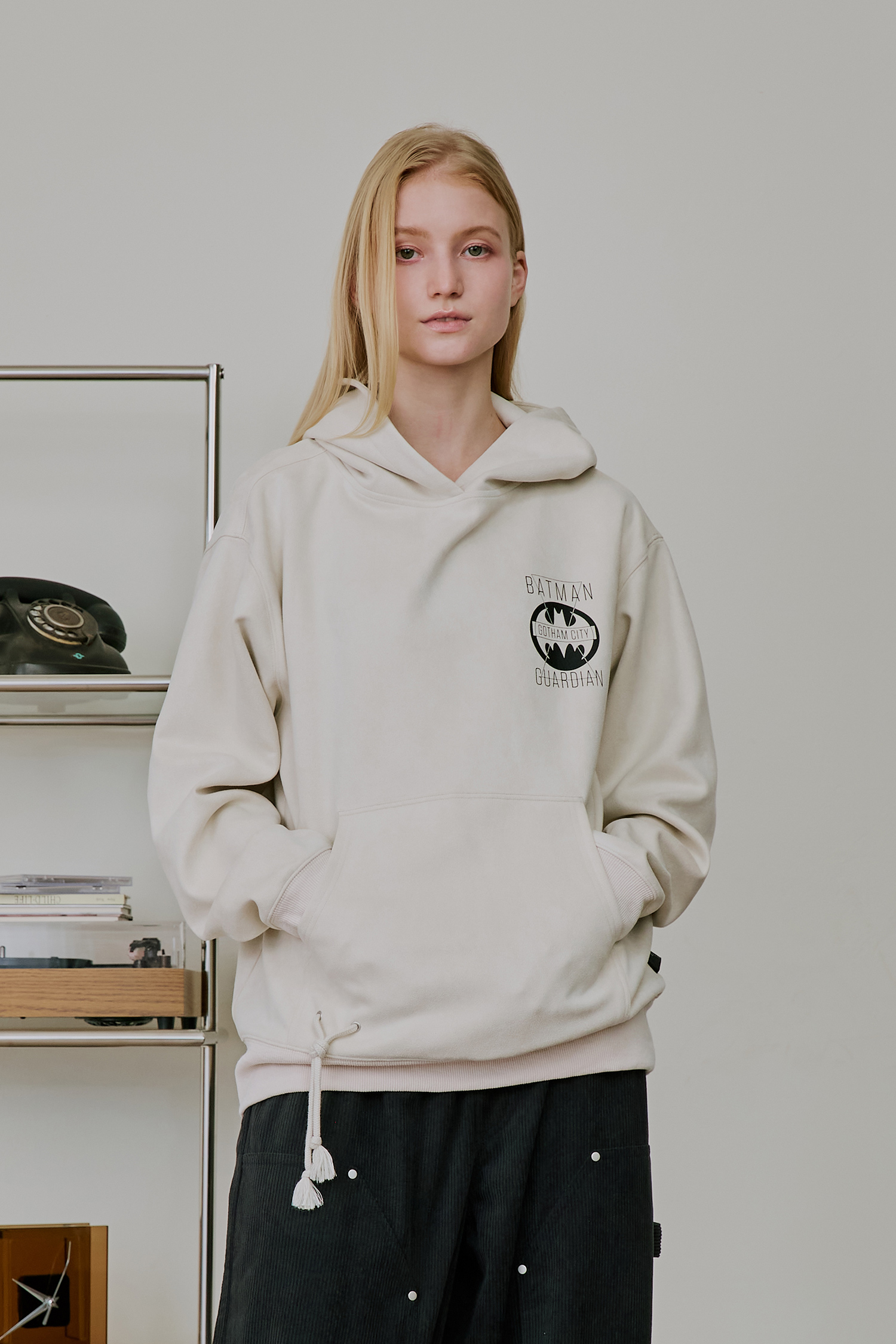 BATMAN 夜幕降臨 麂皮連帽上衣