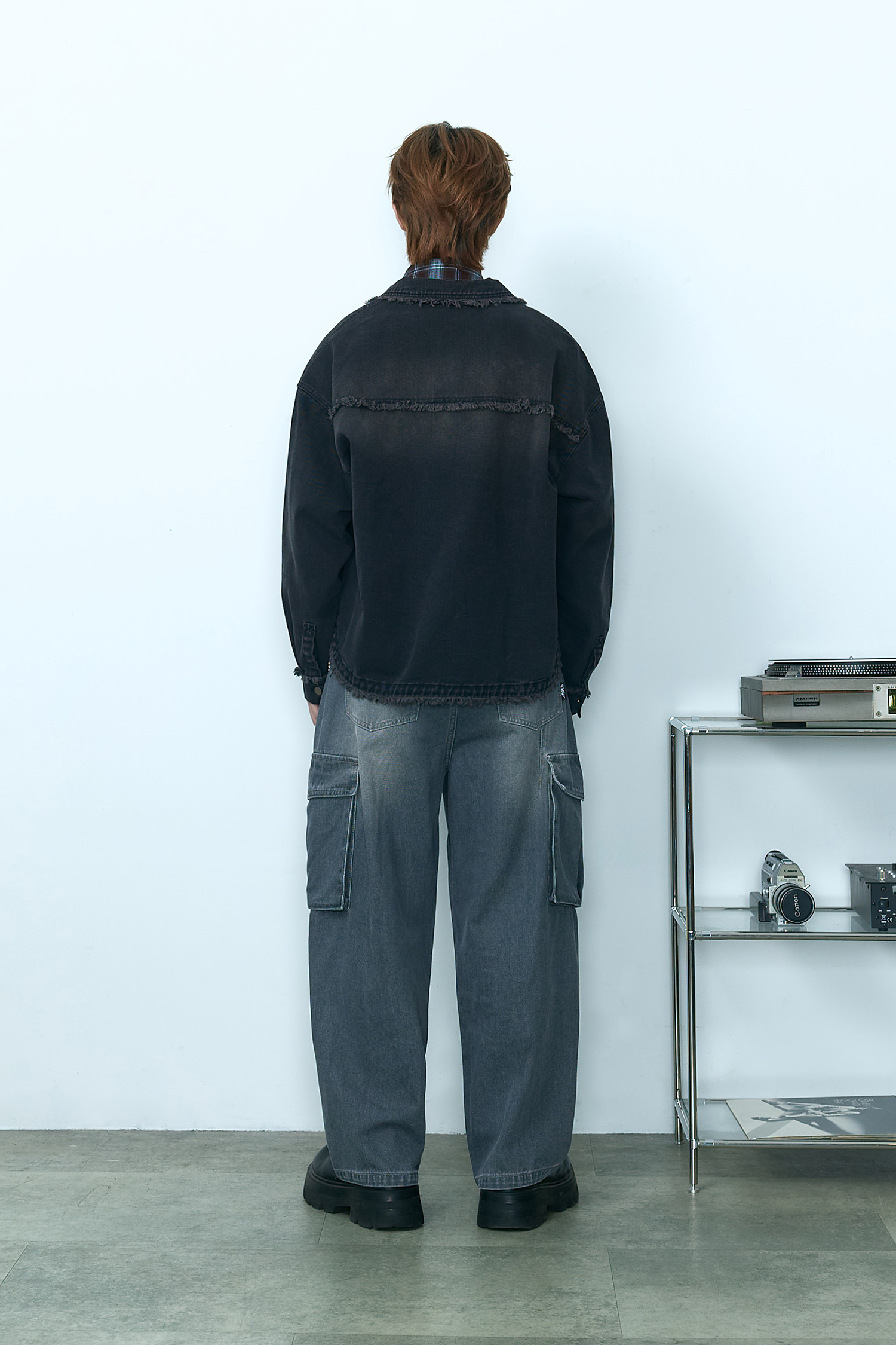 ARKis 狂野毛邊 牛仔襯衫式外套