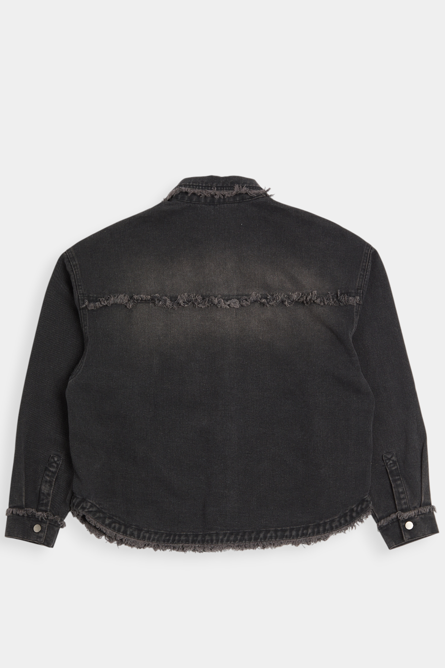 ARKis 狂野毛邊 牛仔襯衫式外套