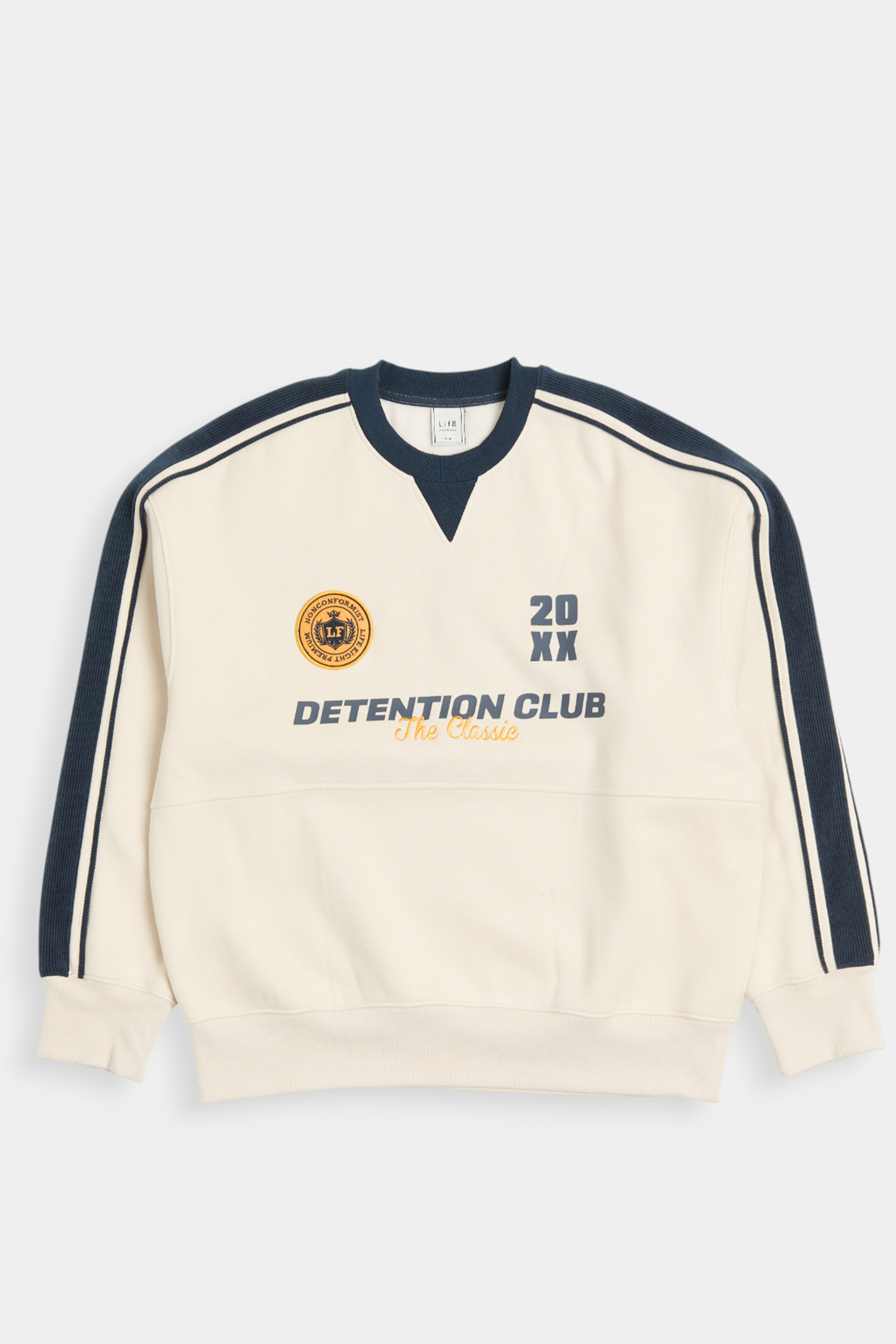 學院風 貼布繡長袖上衣