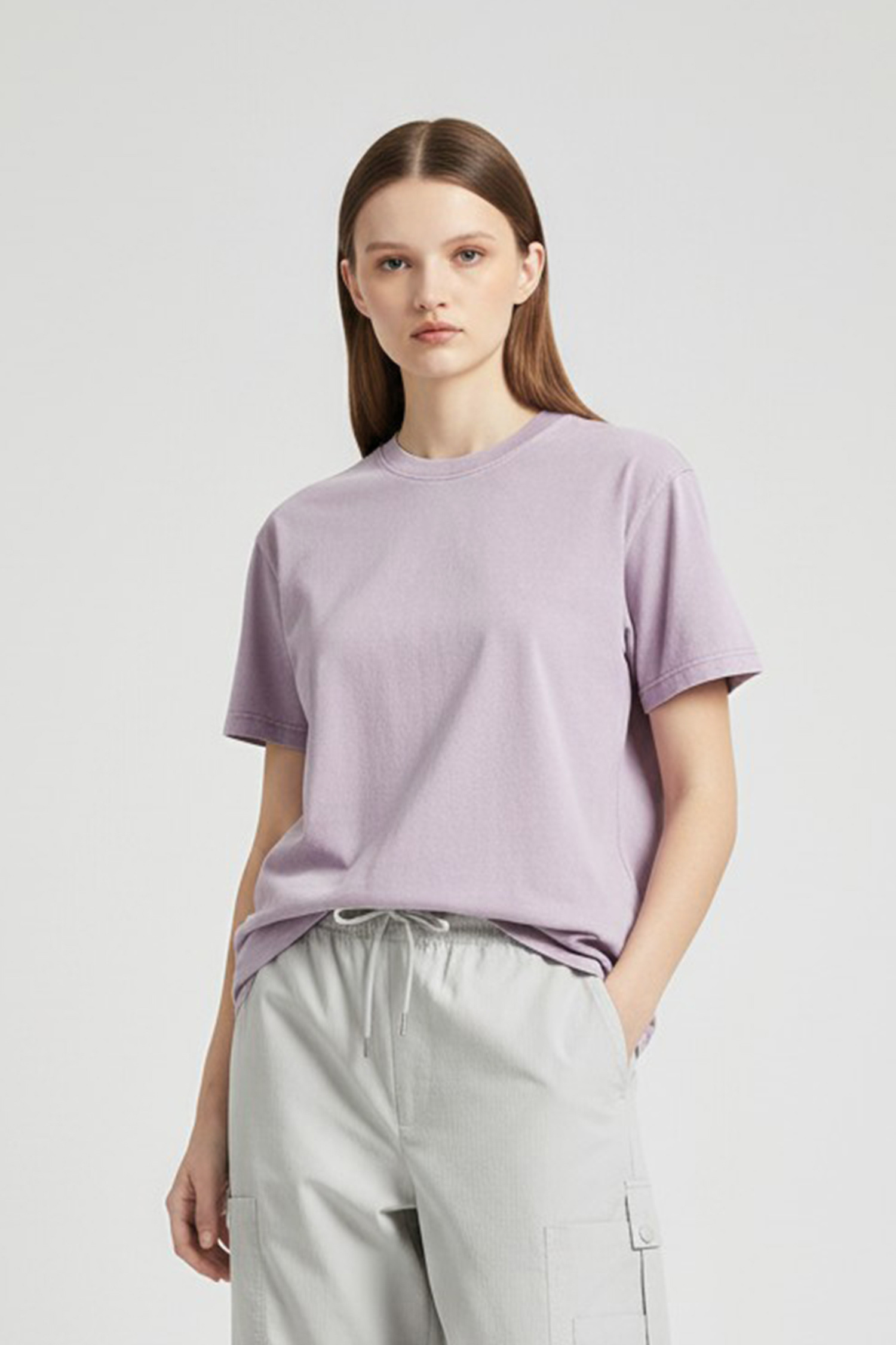 重工做舊 洗水短袖上衣