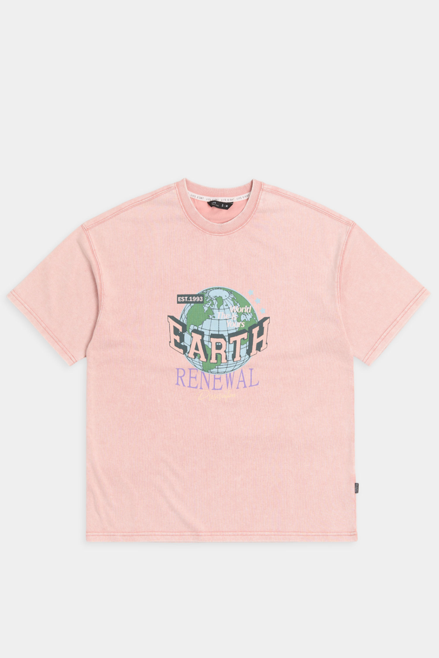 復甦新生 水洗印花短袖上衣