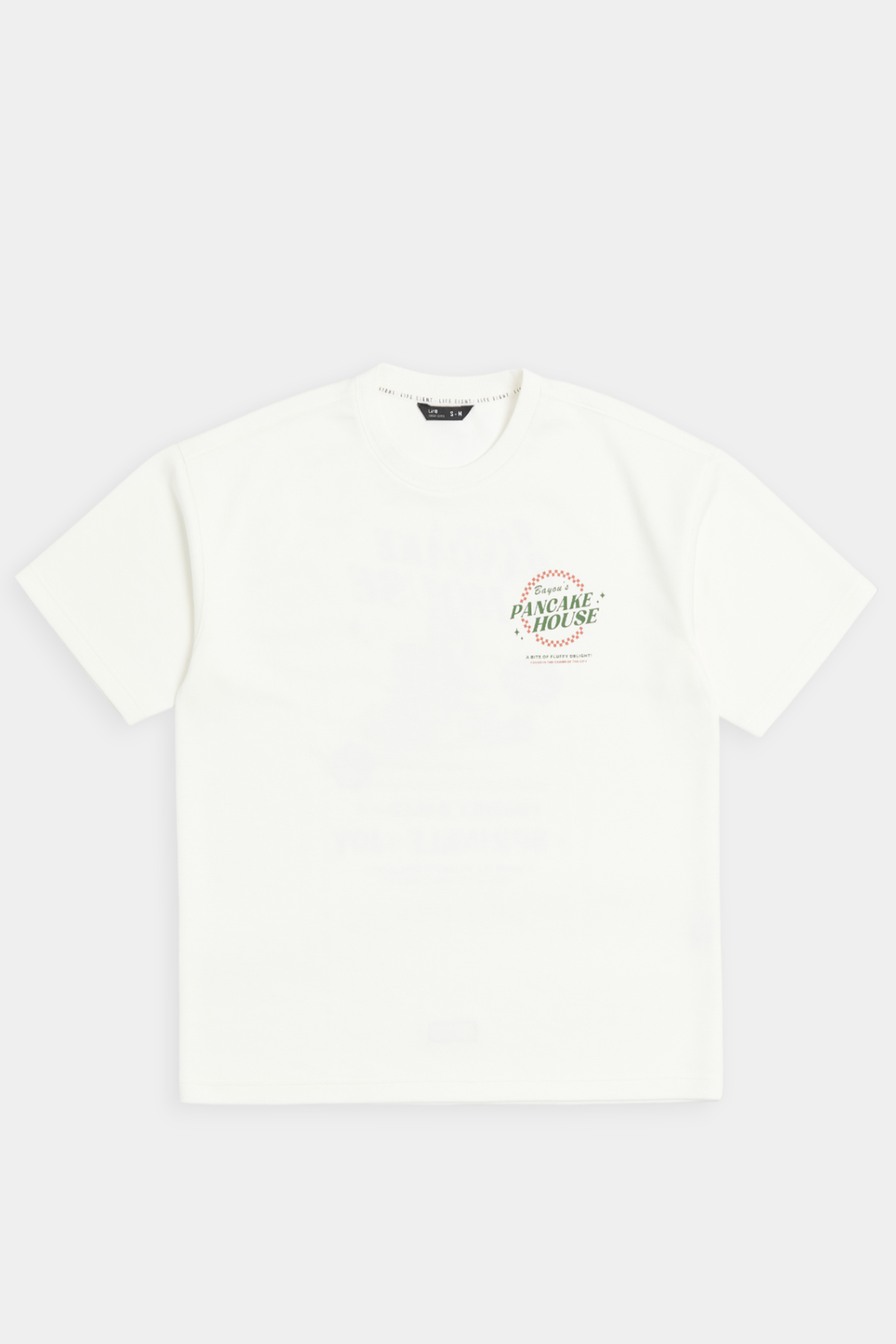 美式餐館 印花短袖上衣