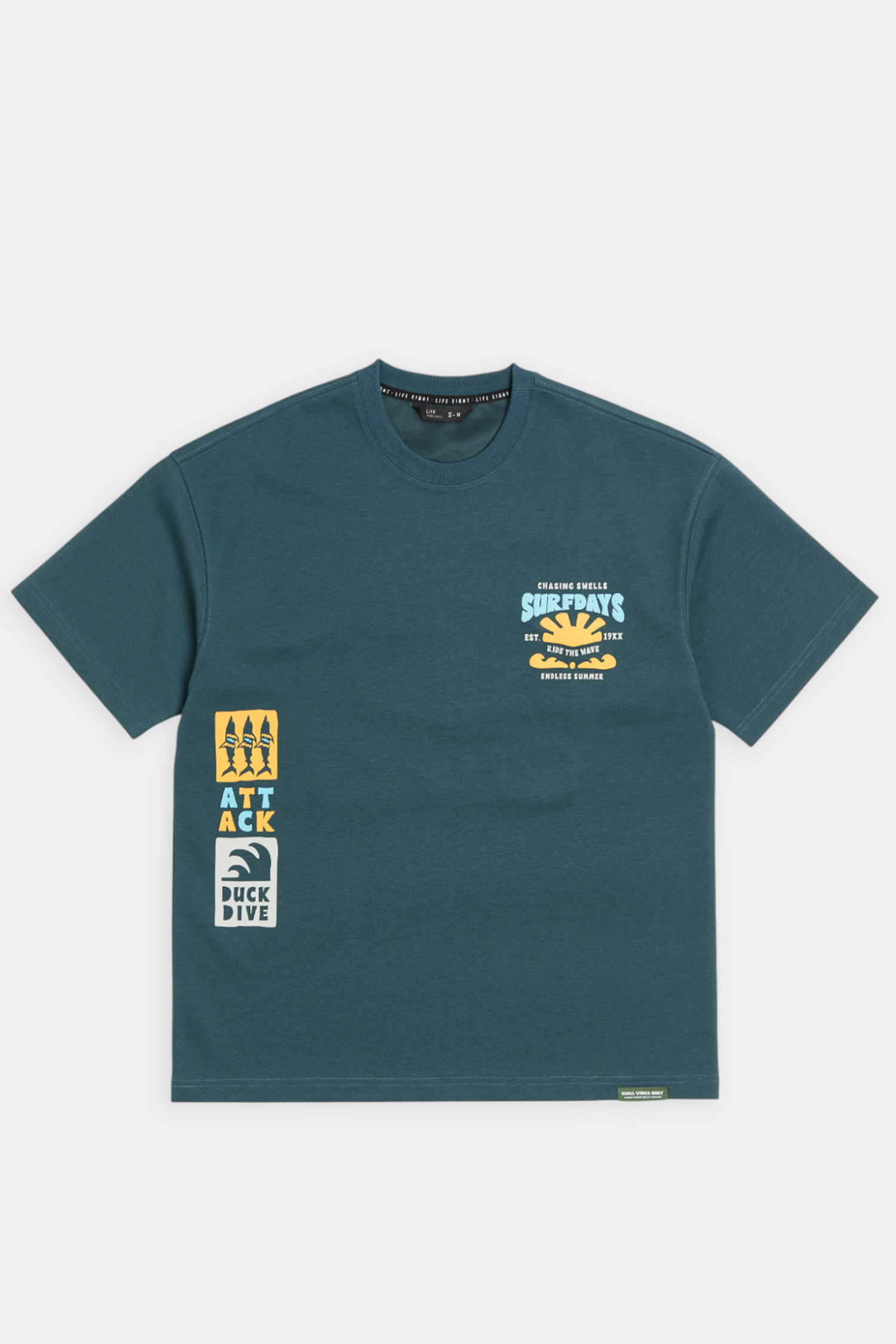 追逐浪潮 曼巴棉 短袖上衣