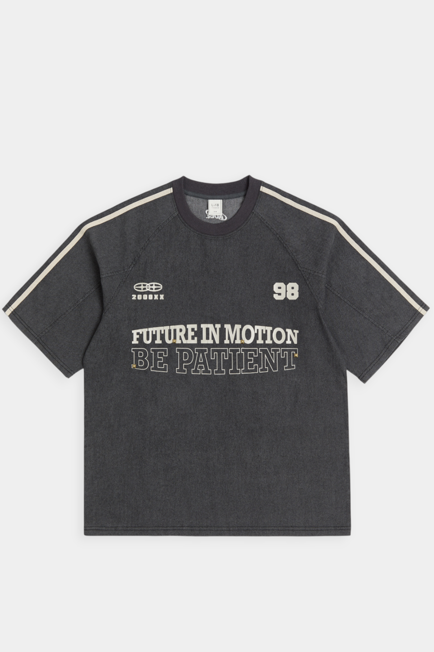 街頭復古 水洗短袖上衣