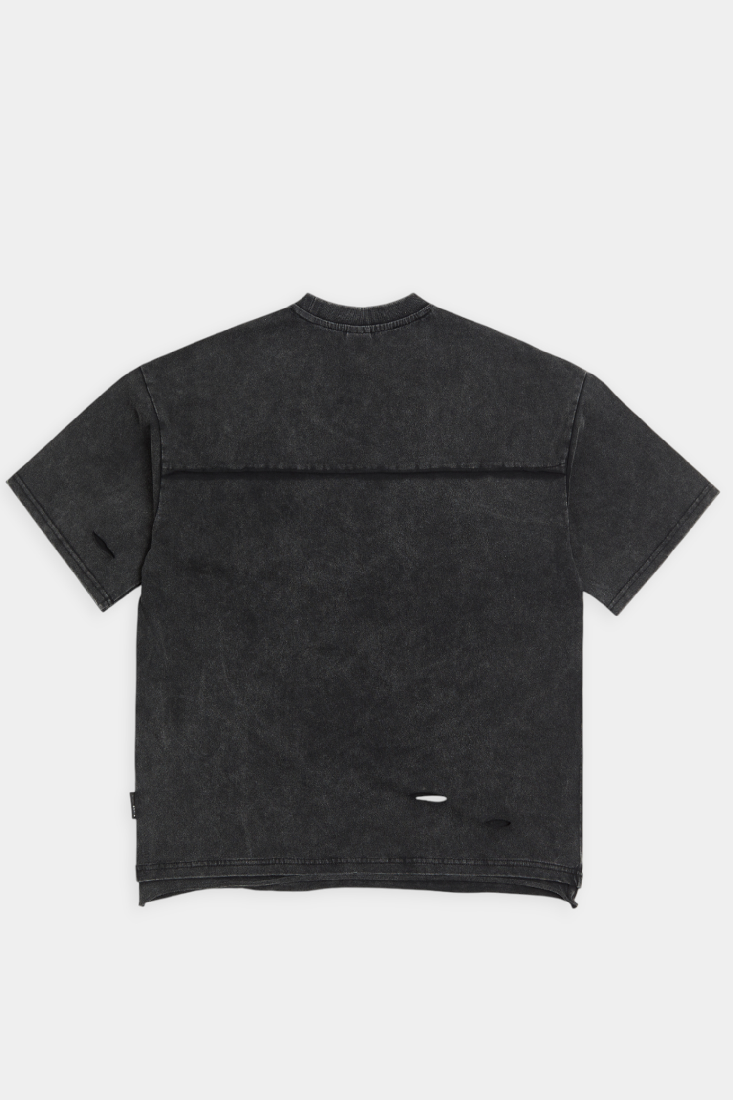 不收邊 洗舊短袖上衣