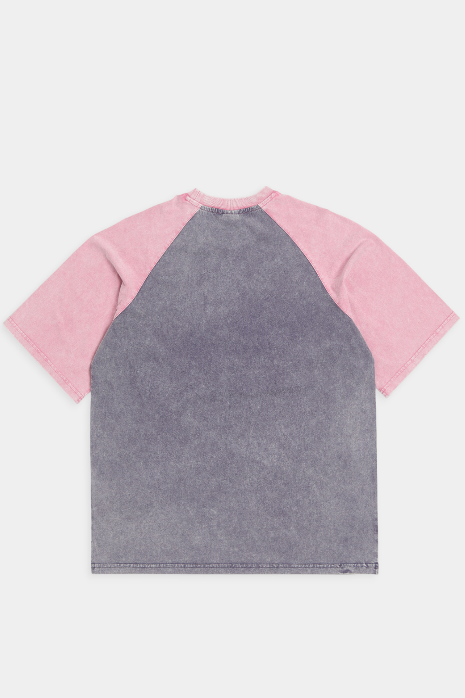 美式復古 拼色短袖上衣