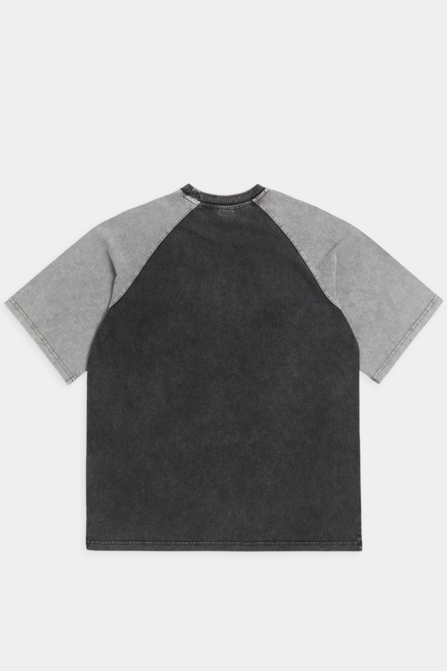 美式復古 拼色短袖上衣