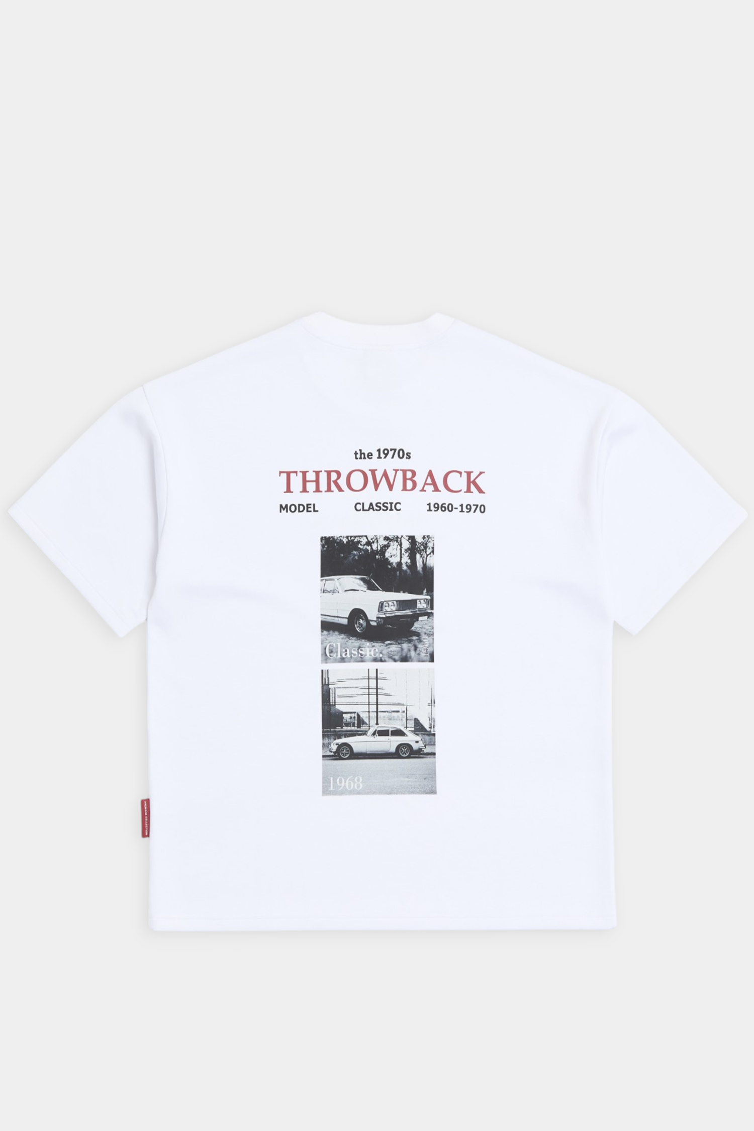 太空棉 復古車短袖上衣