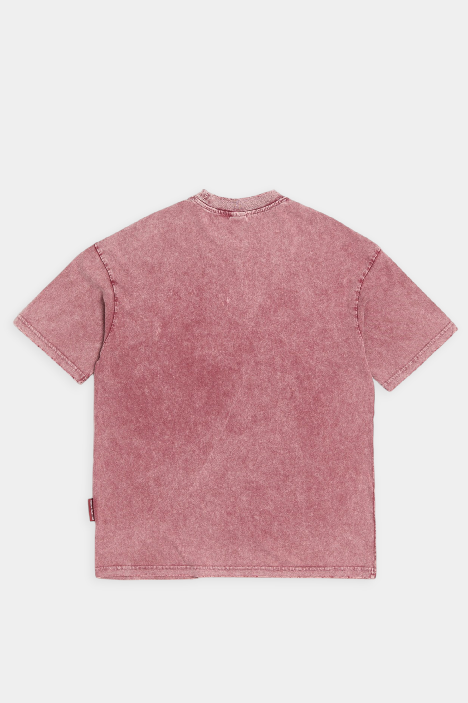 水洗仿舊 電繡短袖上衣