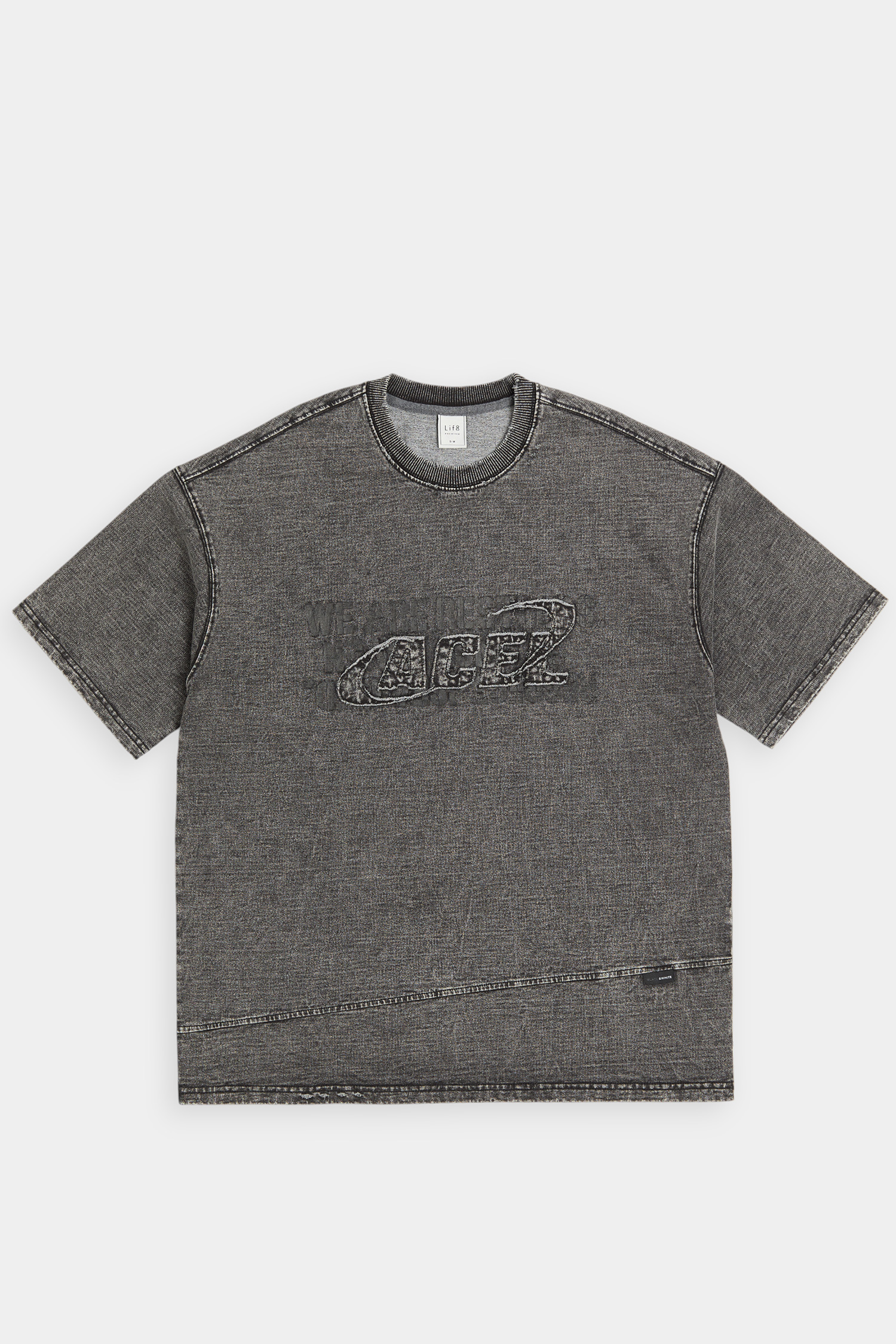 自我定義 水洗短袖上衣