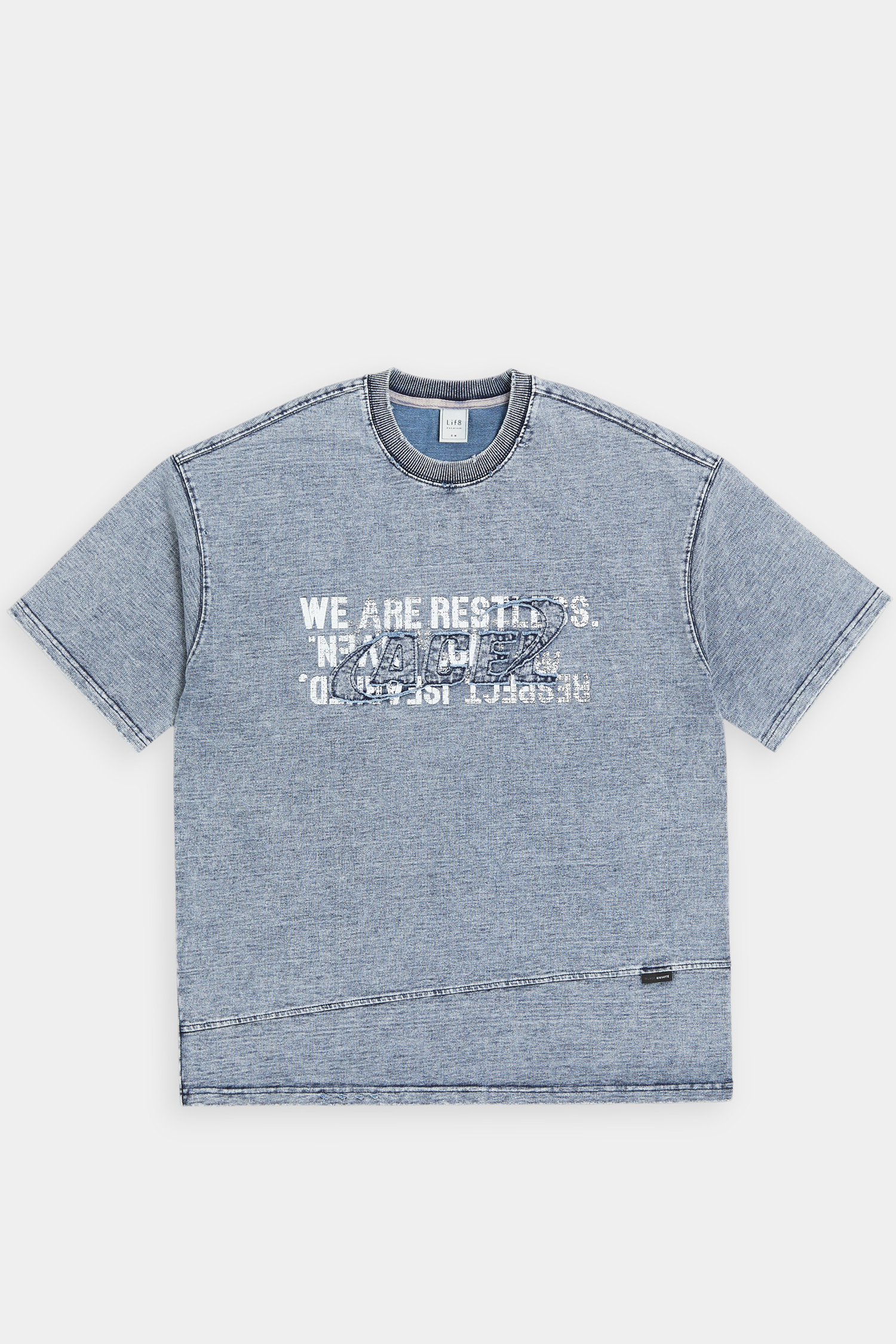 自我定義 水洗短袖上衣