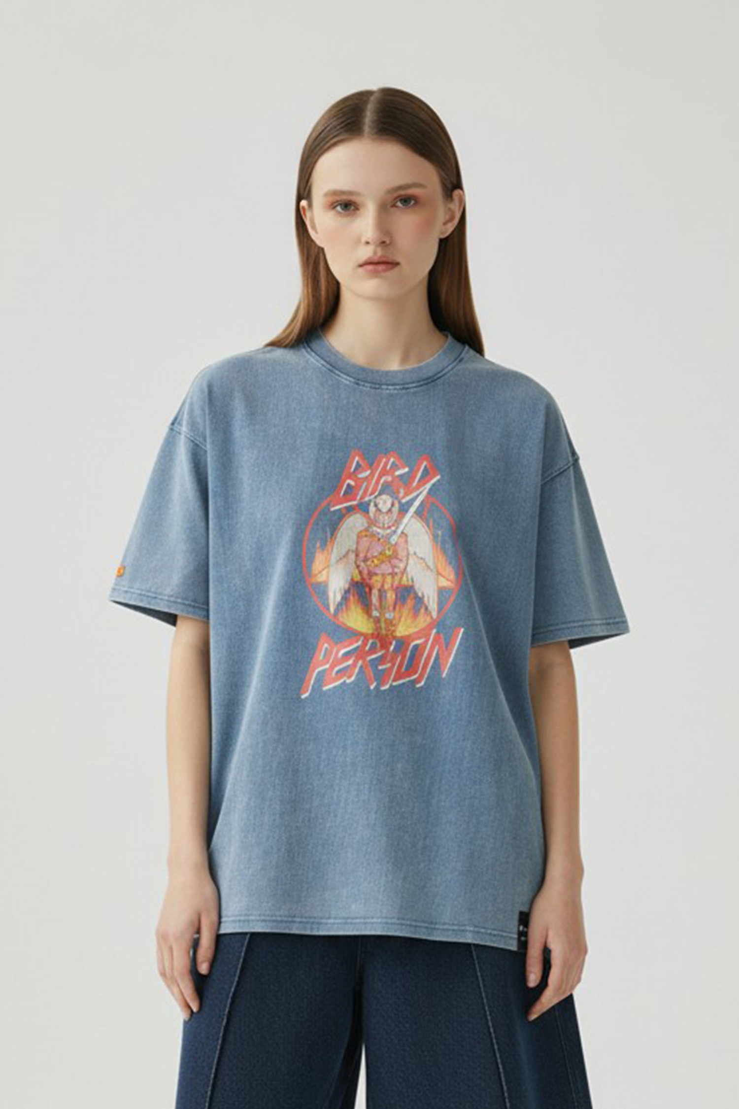 Rick and Morty 羅紋鳥人 水洗短袖上衣