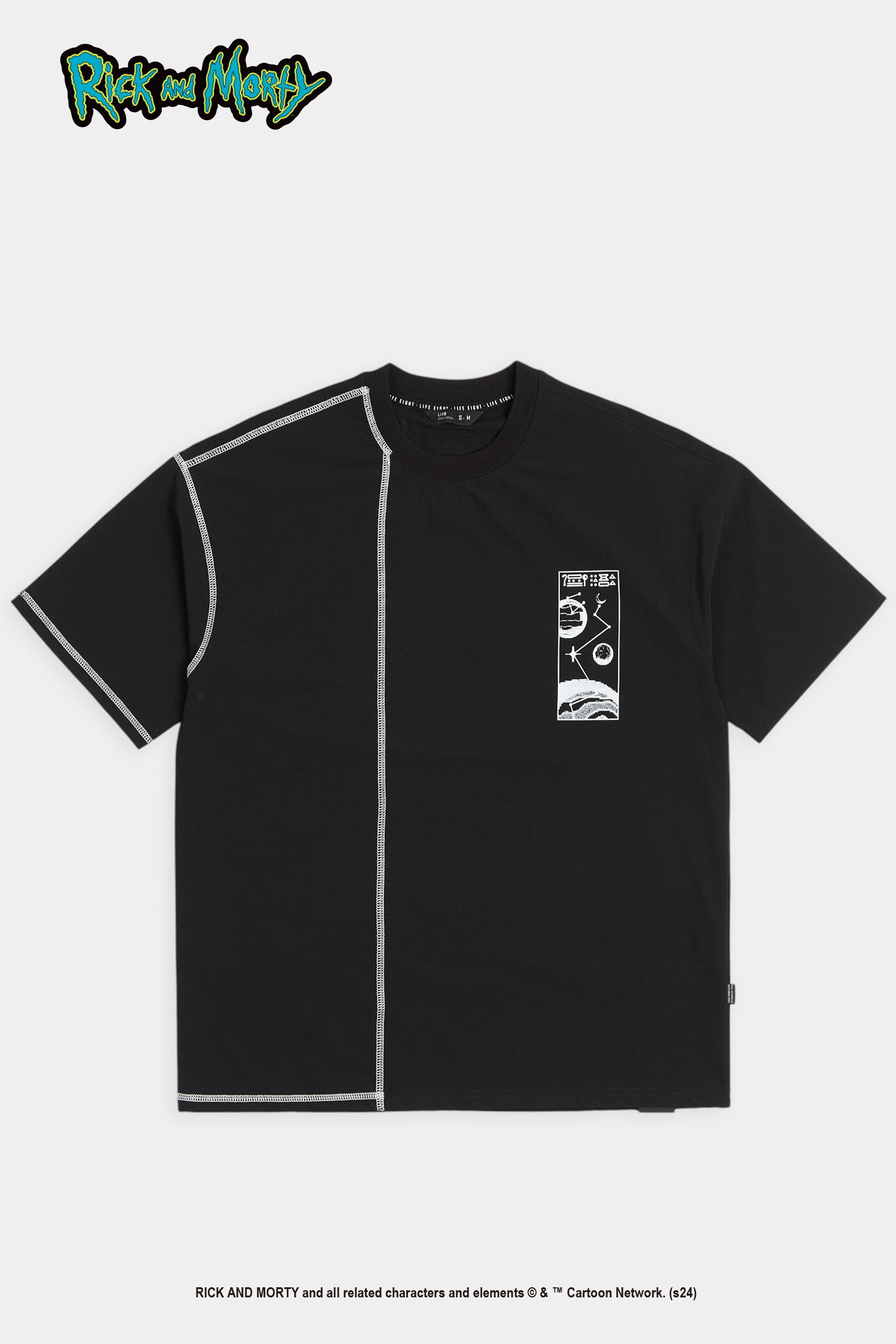 Rick and Morty 扭曲維度 彈力短袖上衣