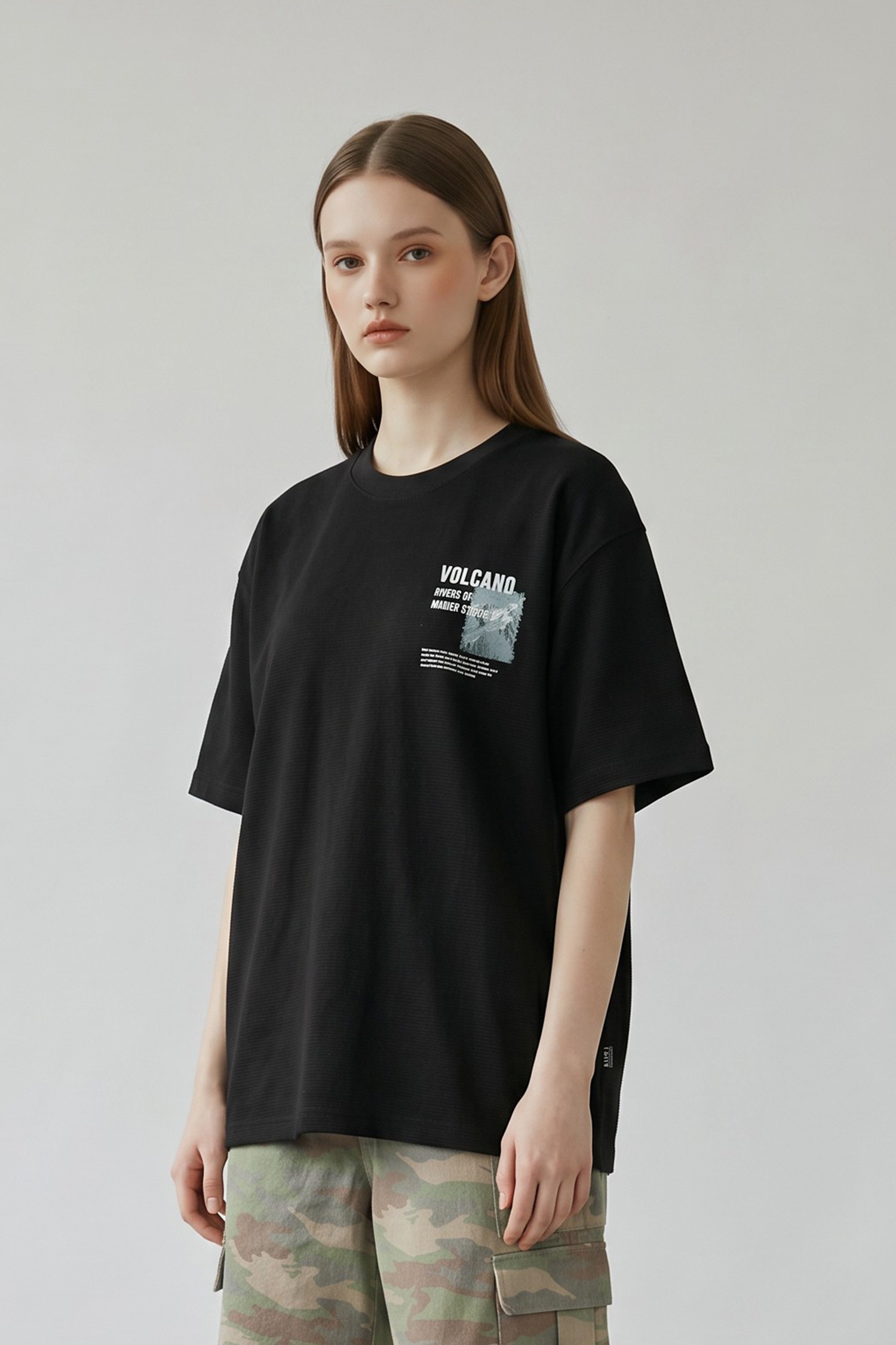 死灰復燃 印花短袖上衣