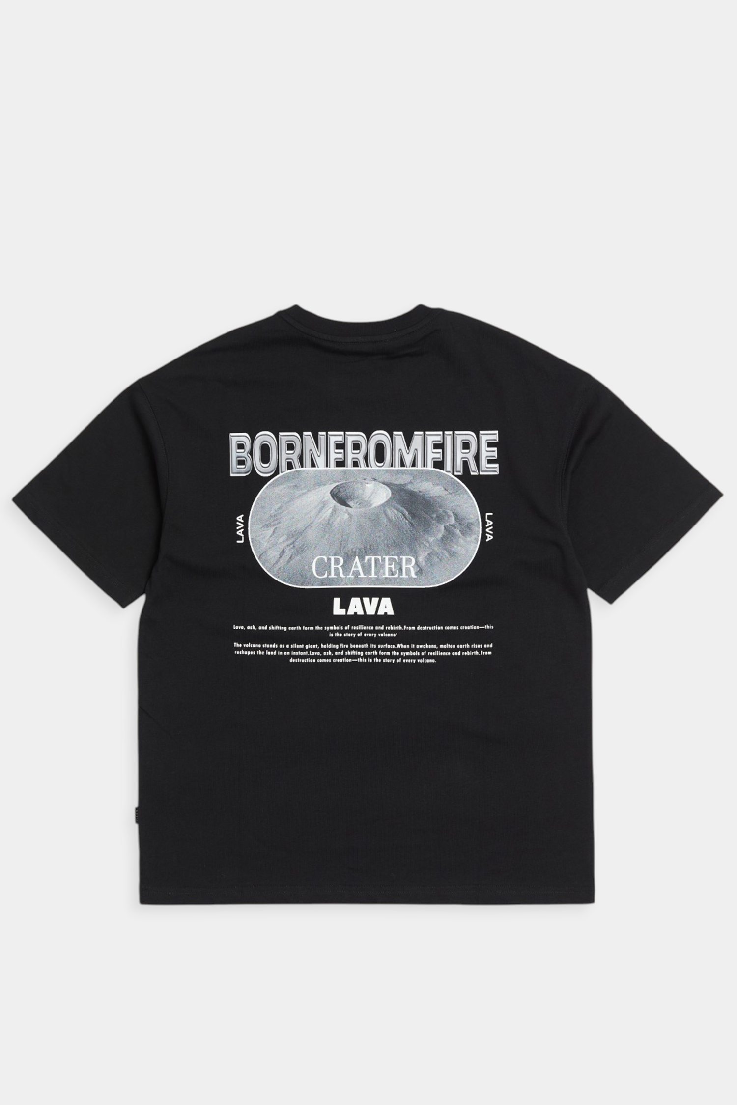 黑山沉眠 印花短袖上衣