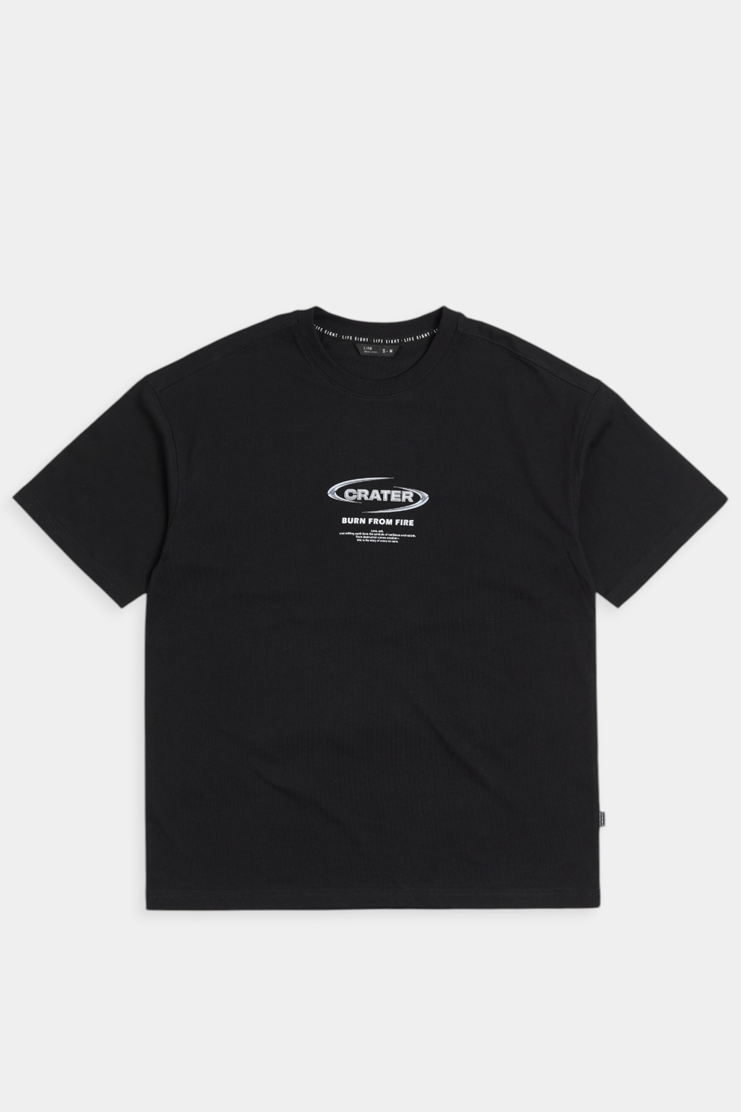 黑山沉眠 印花短袖上衣