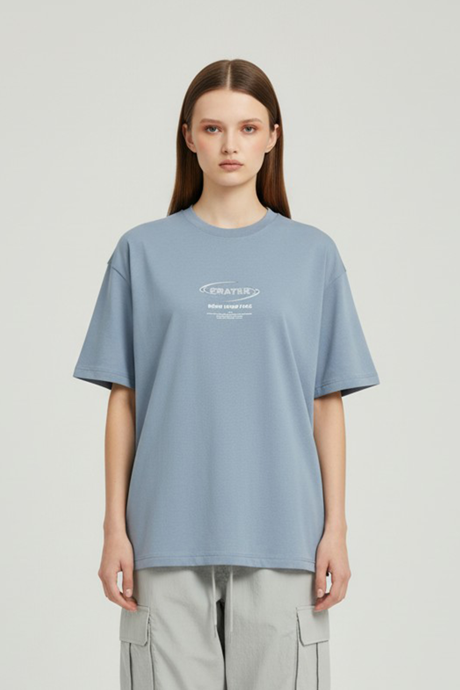 黑山沉眠 印花短袖上衣