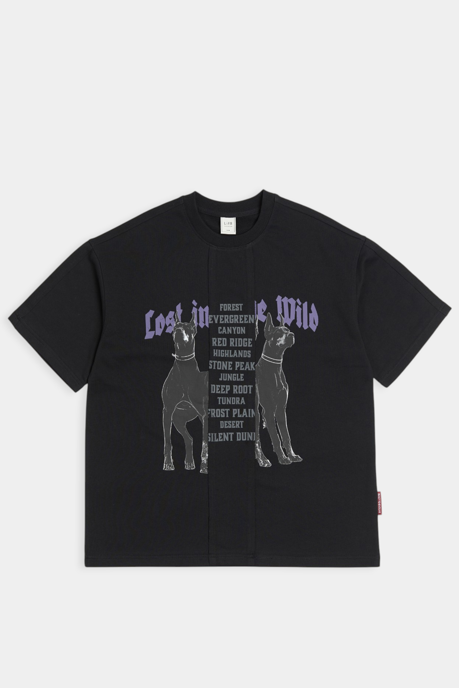 迷失荒野 不收邊短袖上衣