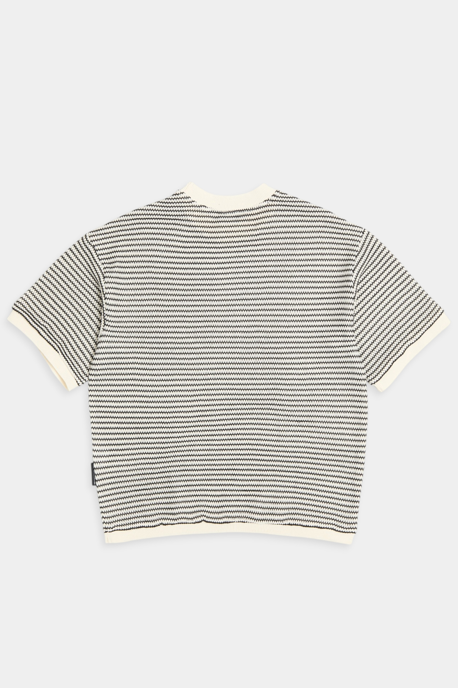 編織條紋 短袖上衣