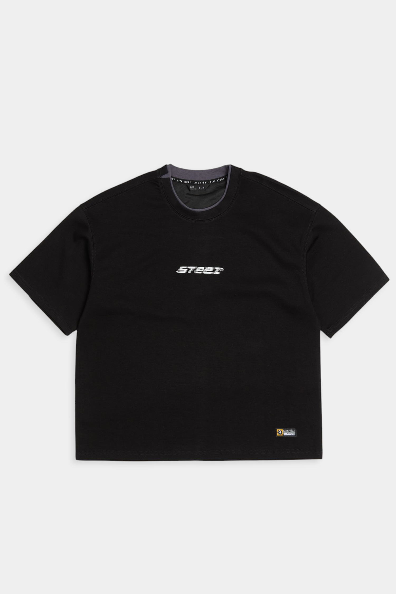 風格態度 太空棉短袖上衣(短版)