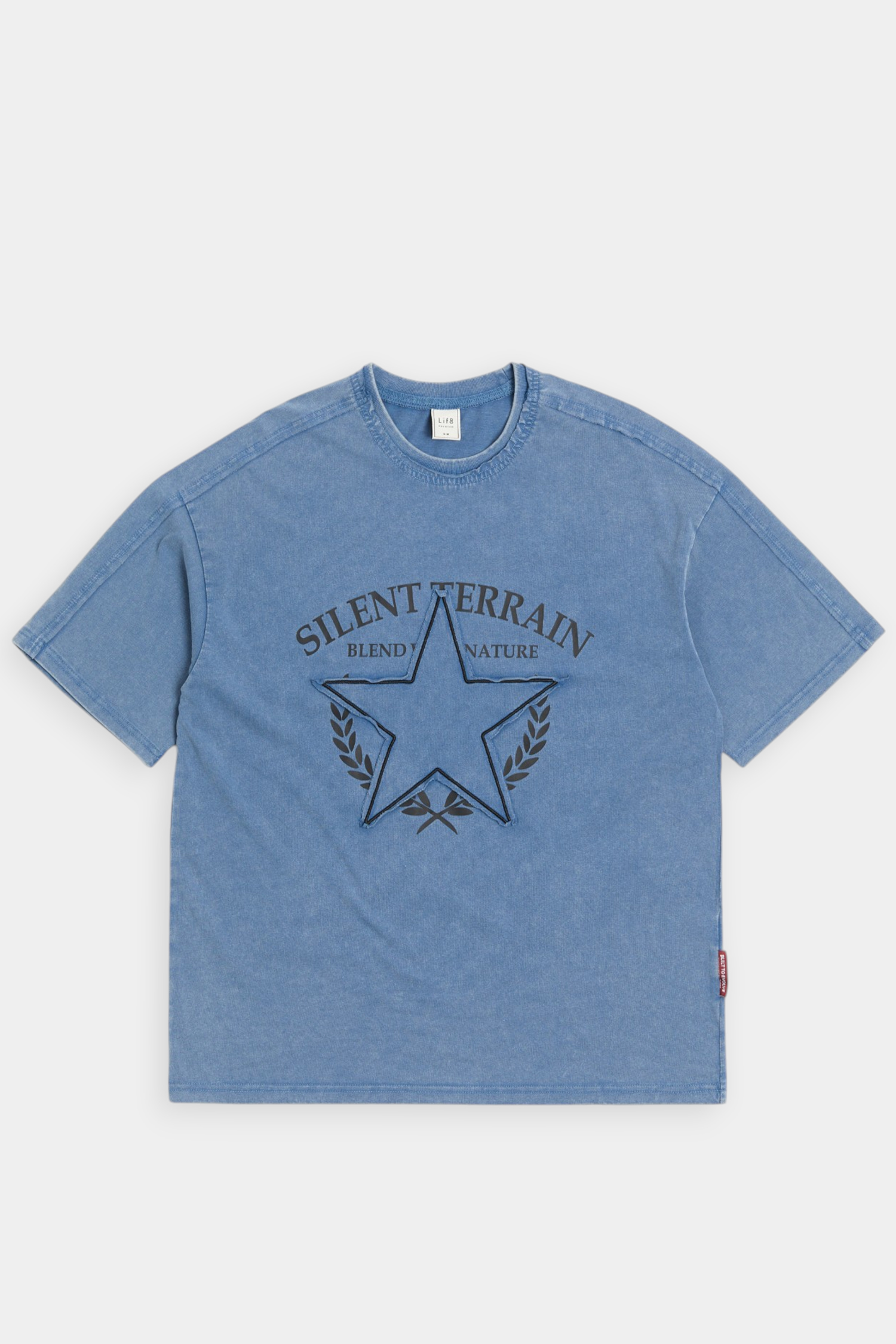 美式復古 貼布繡短袖上衣