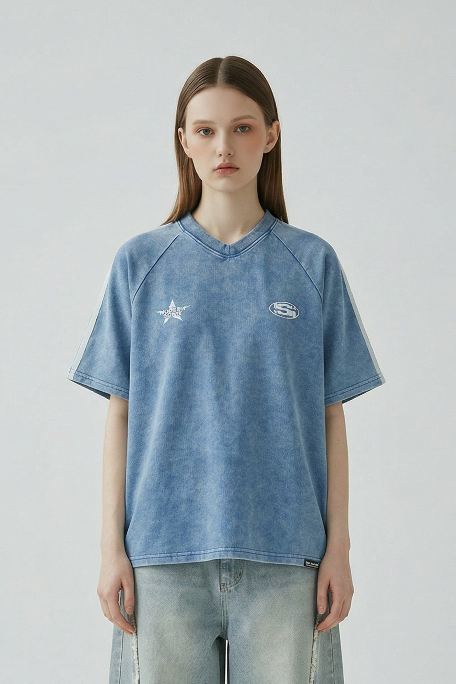 現代靈魂 洗水短袖上衣