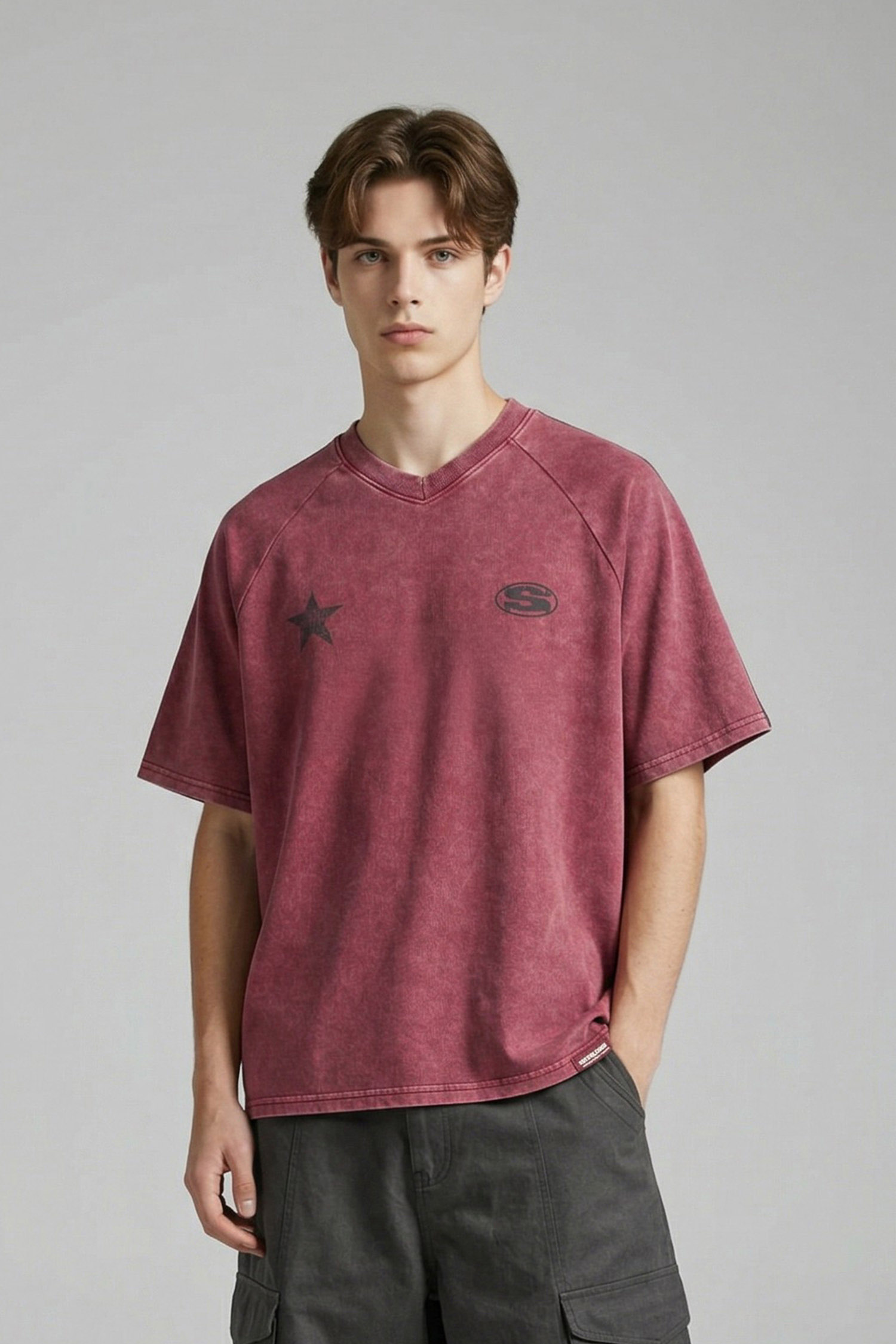 現代靈魂 洗水短袖上衣