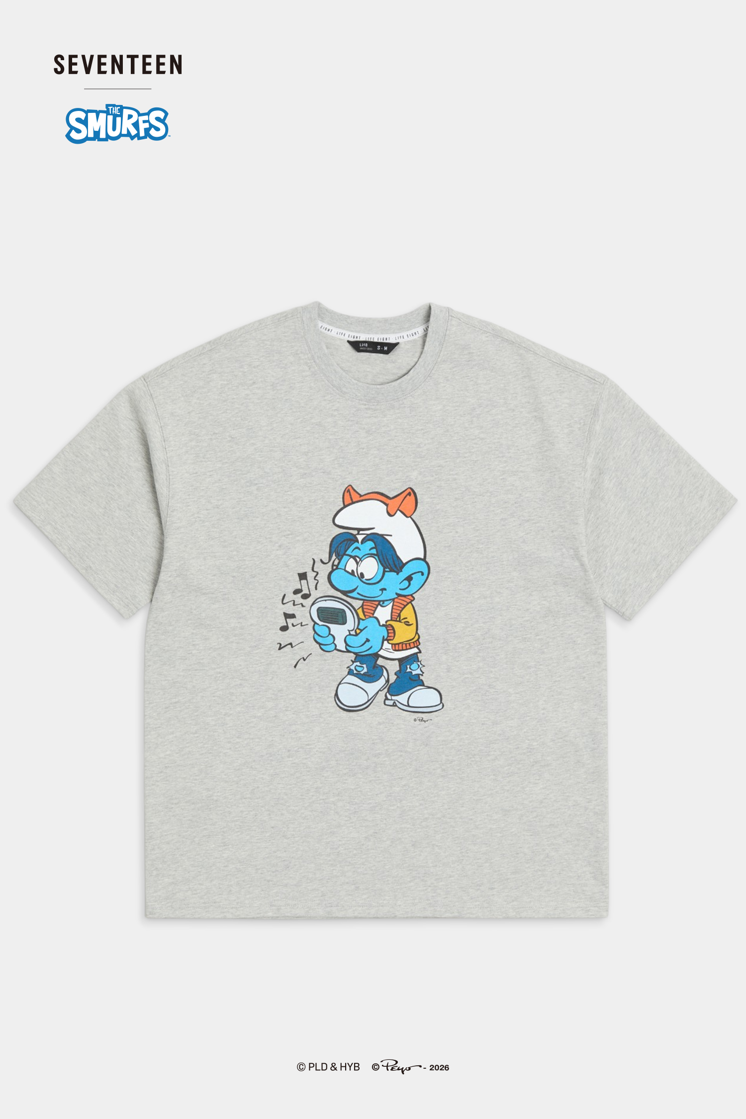 SEVENTEEN│THE SMURFS WONWOO款短袖上衣