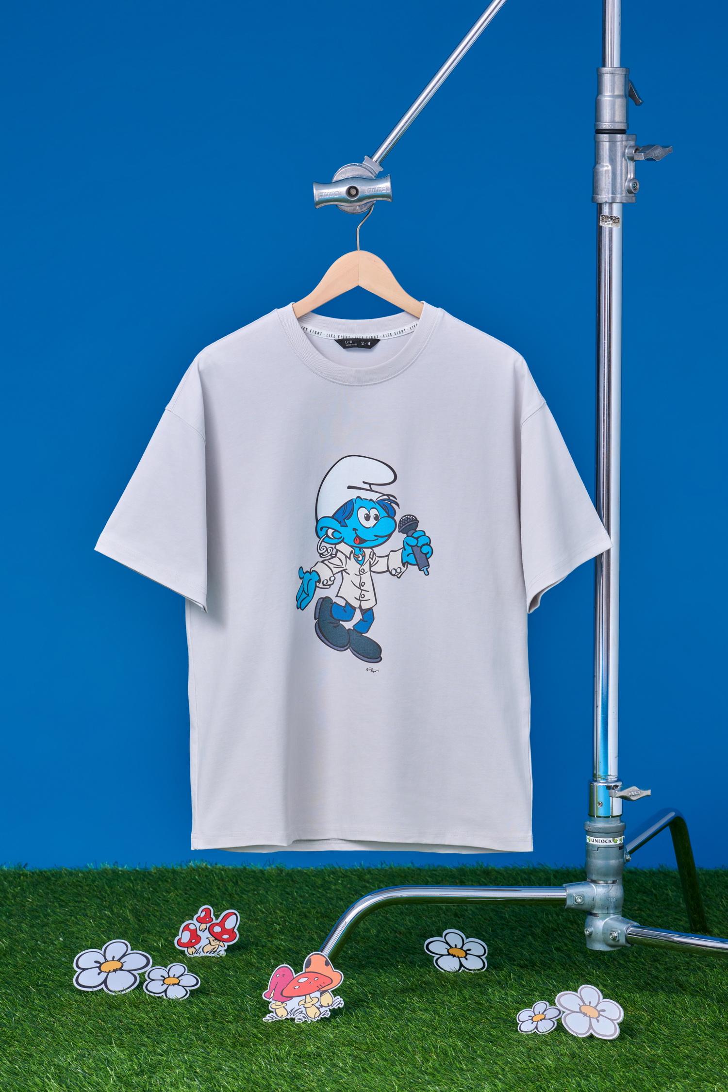 SEVENTEEN│THE SMURFS DK款短袖上衣