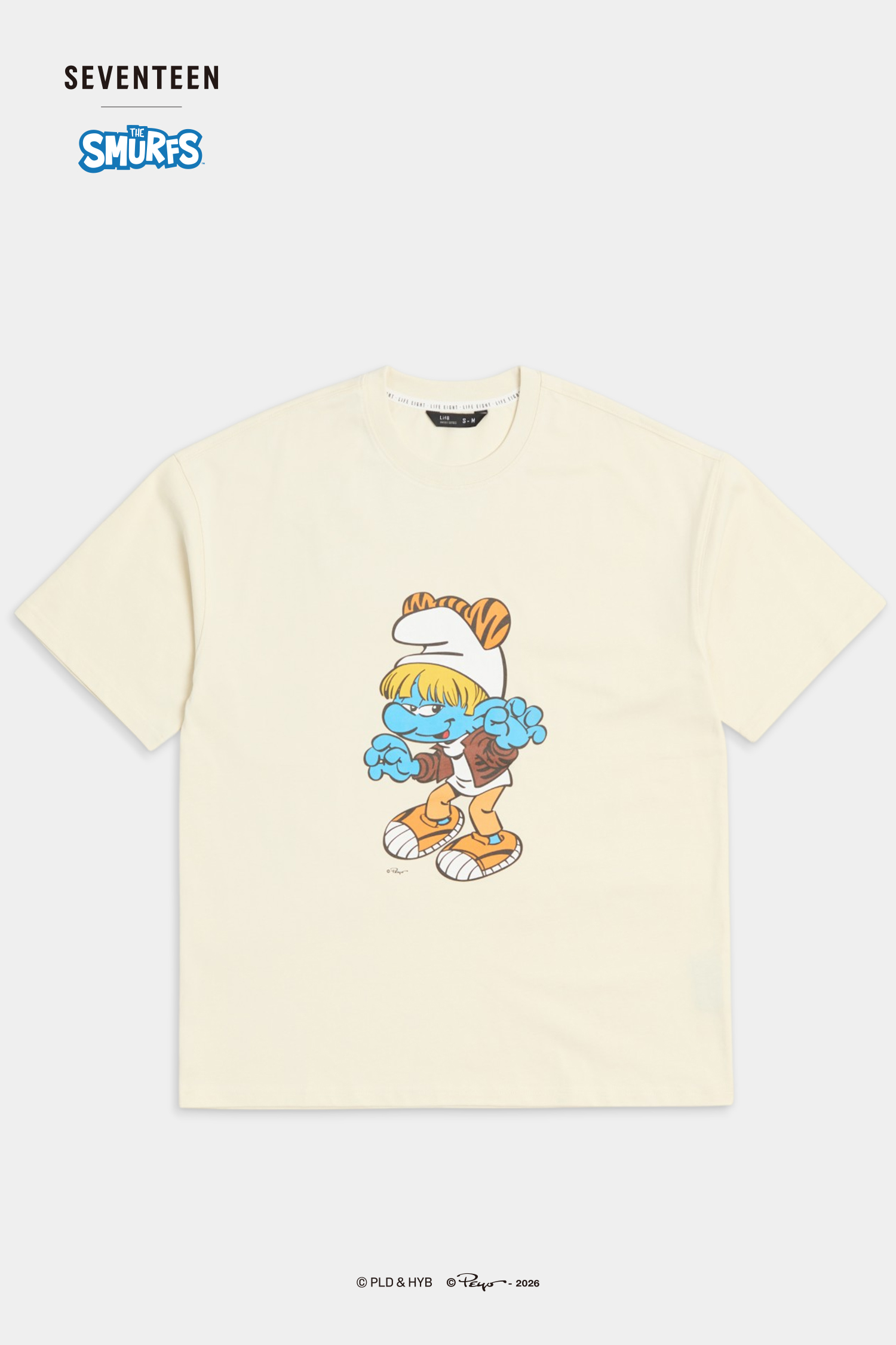 SEVENTEEN│THE SMURFS HOSHI款短袖上衣