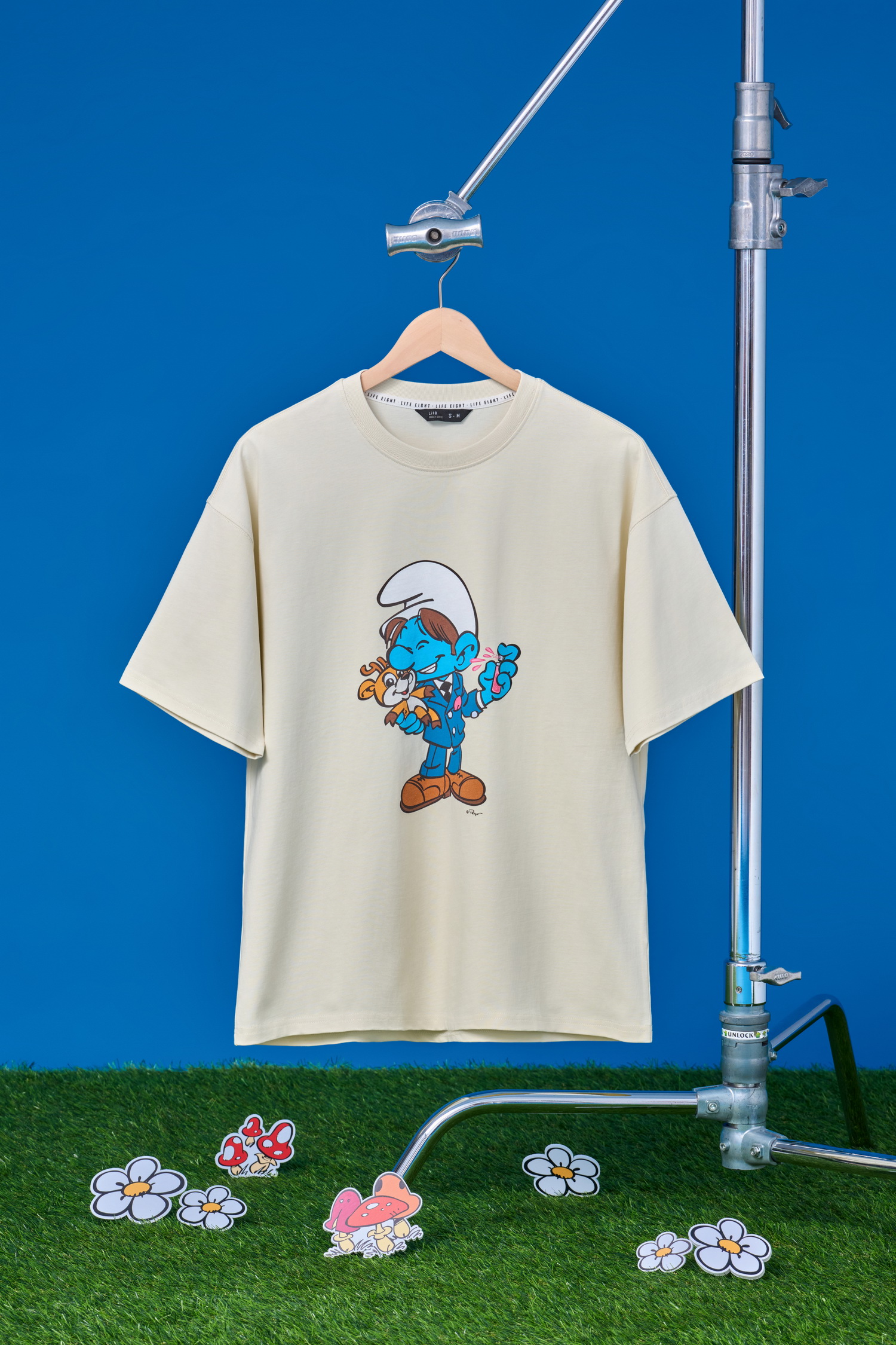 SEVENTEEN│THE SMURFS JOSHUA款短袖上衣
