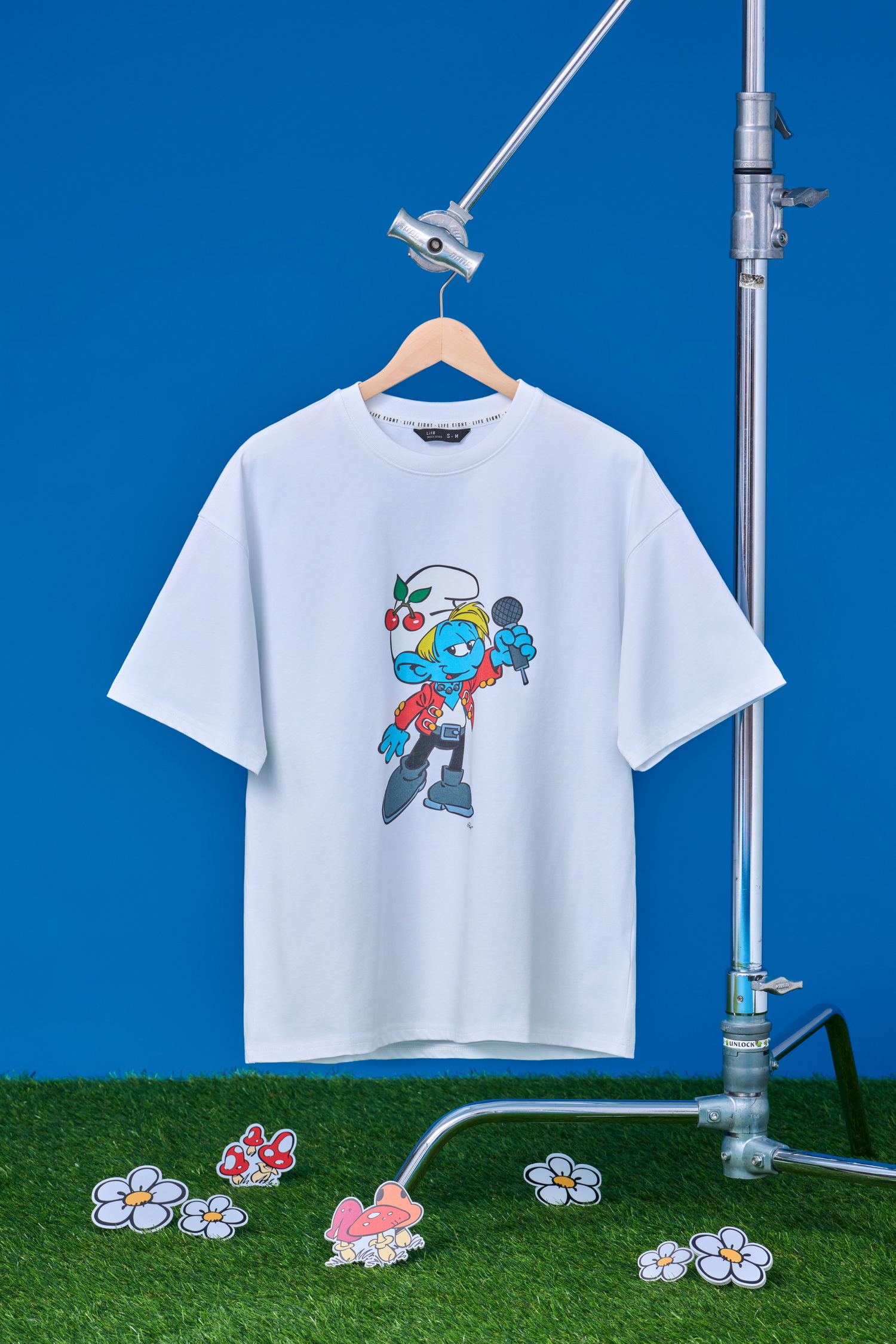 SEVENTEEN│THE SMURFS S.COUPS款短袖上衣