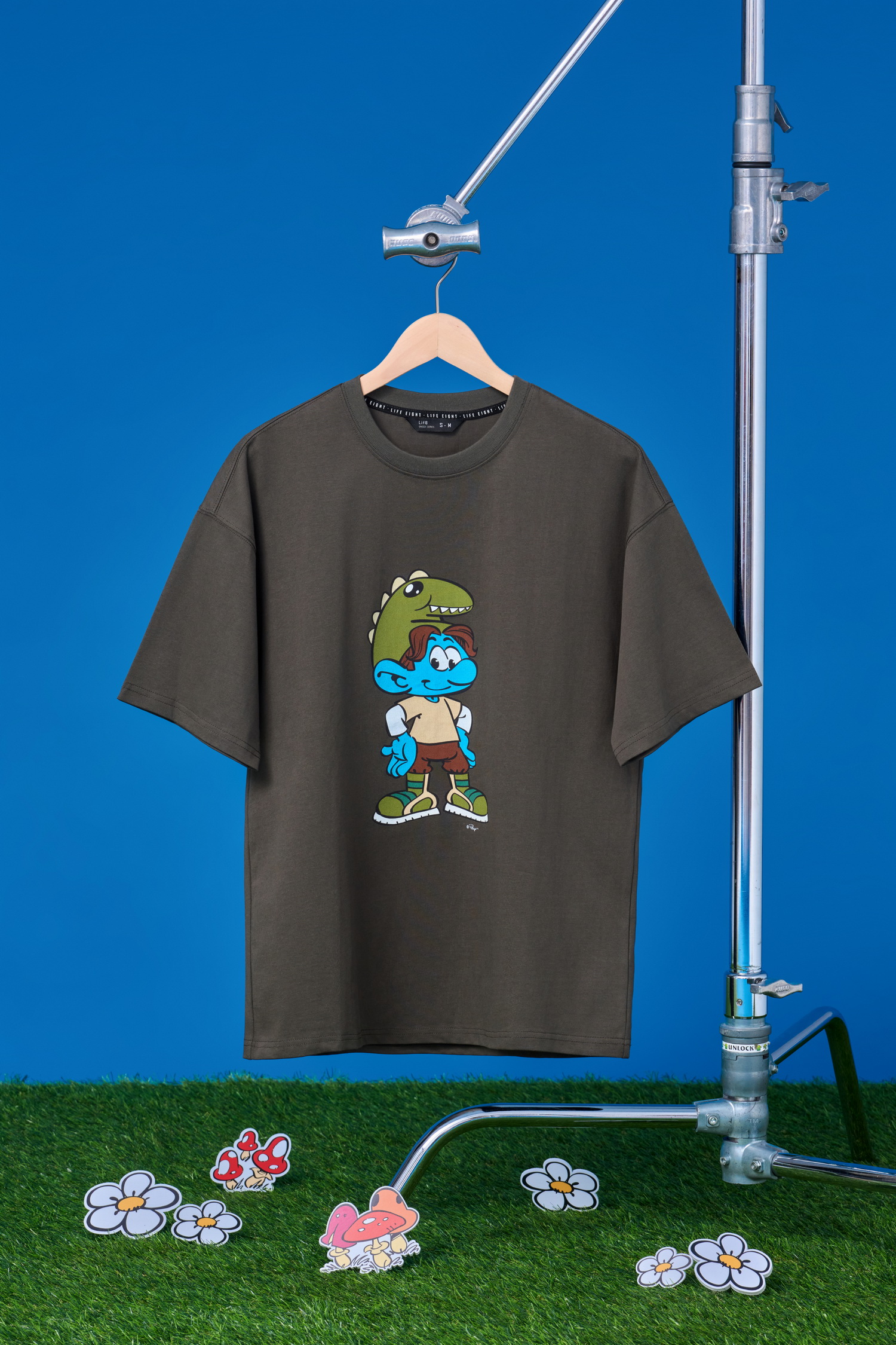 SEVENTEEN│THE SMURFS DINO款短袖上衣