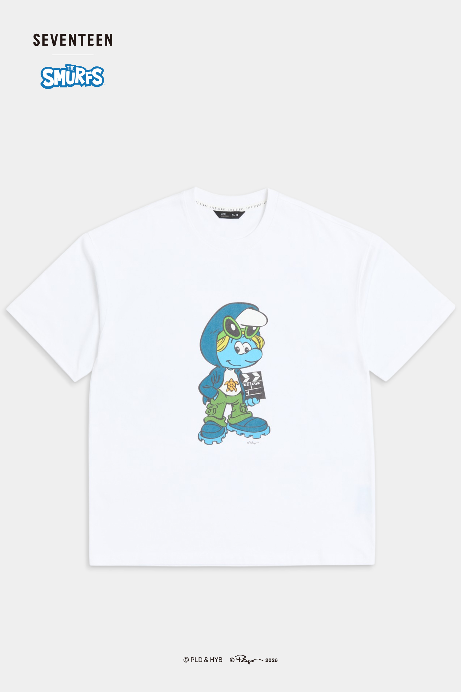 SEVENTEEN│THE SMURFS VERNON款短袖上衣