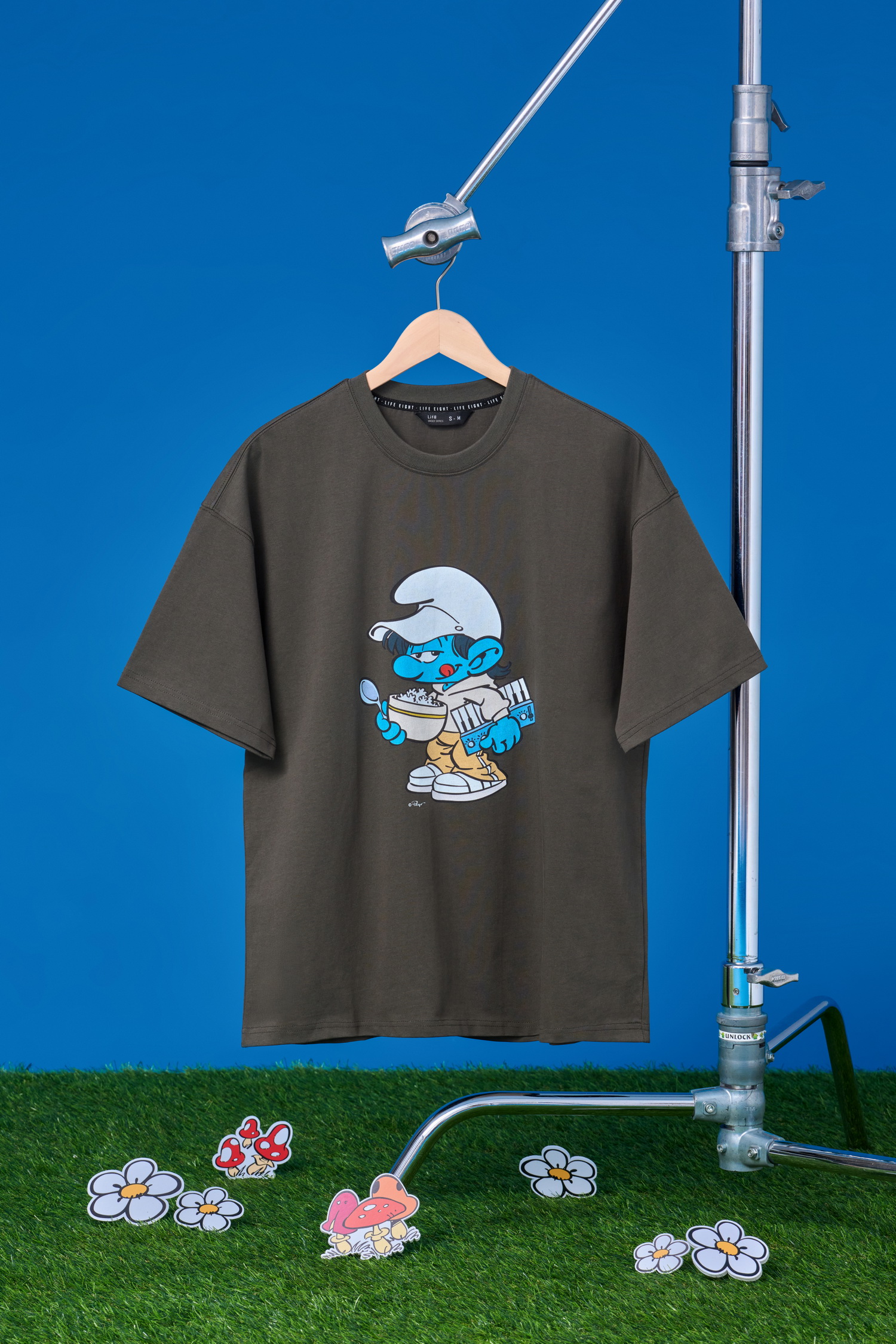 SEVENTEEN│THE SMURFS WOOZI款短袖上衣
