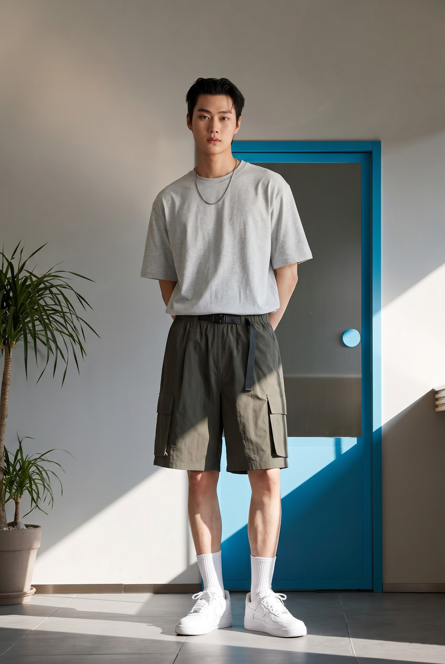 輕量圓領 曼巴棉短袖上衣